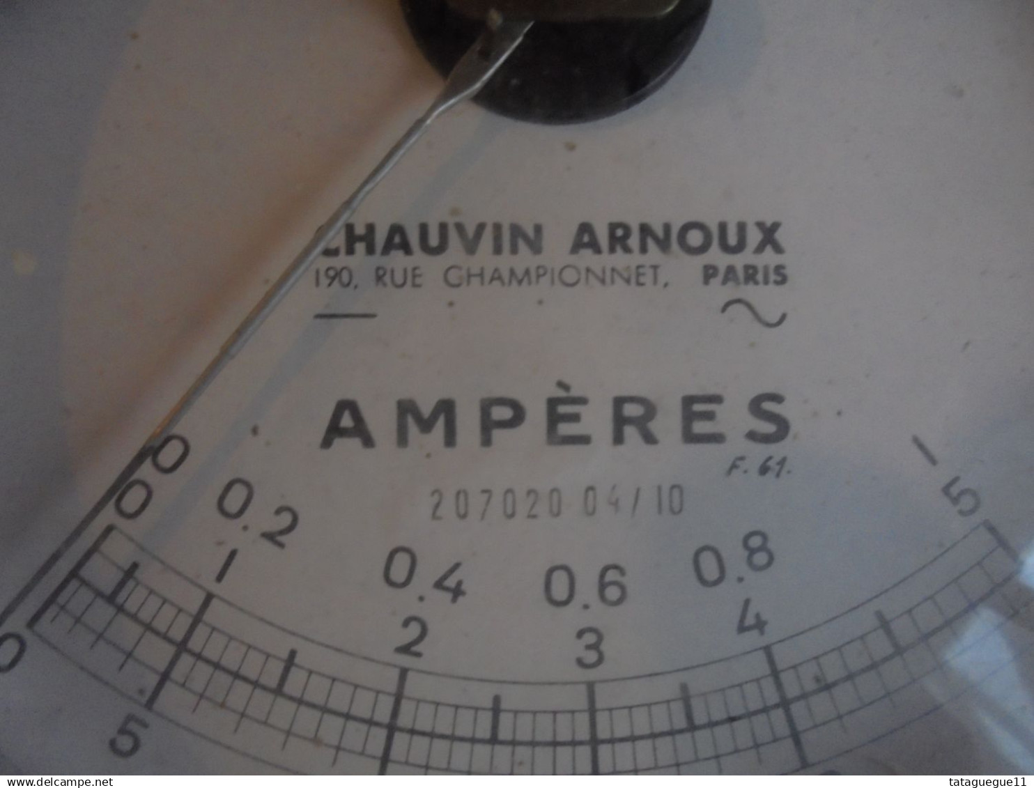 Ancien - Volts/Ampères Mètre Chauvin Arnoux Paris - Other Apparatus