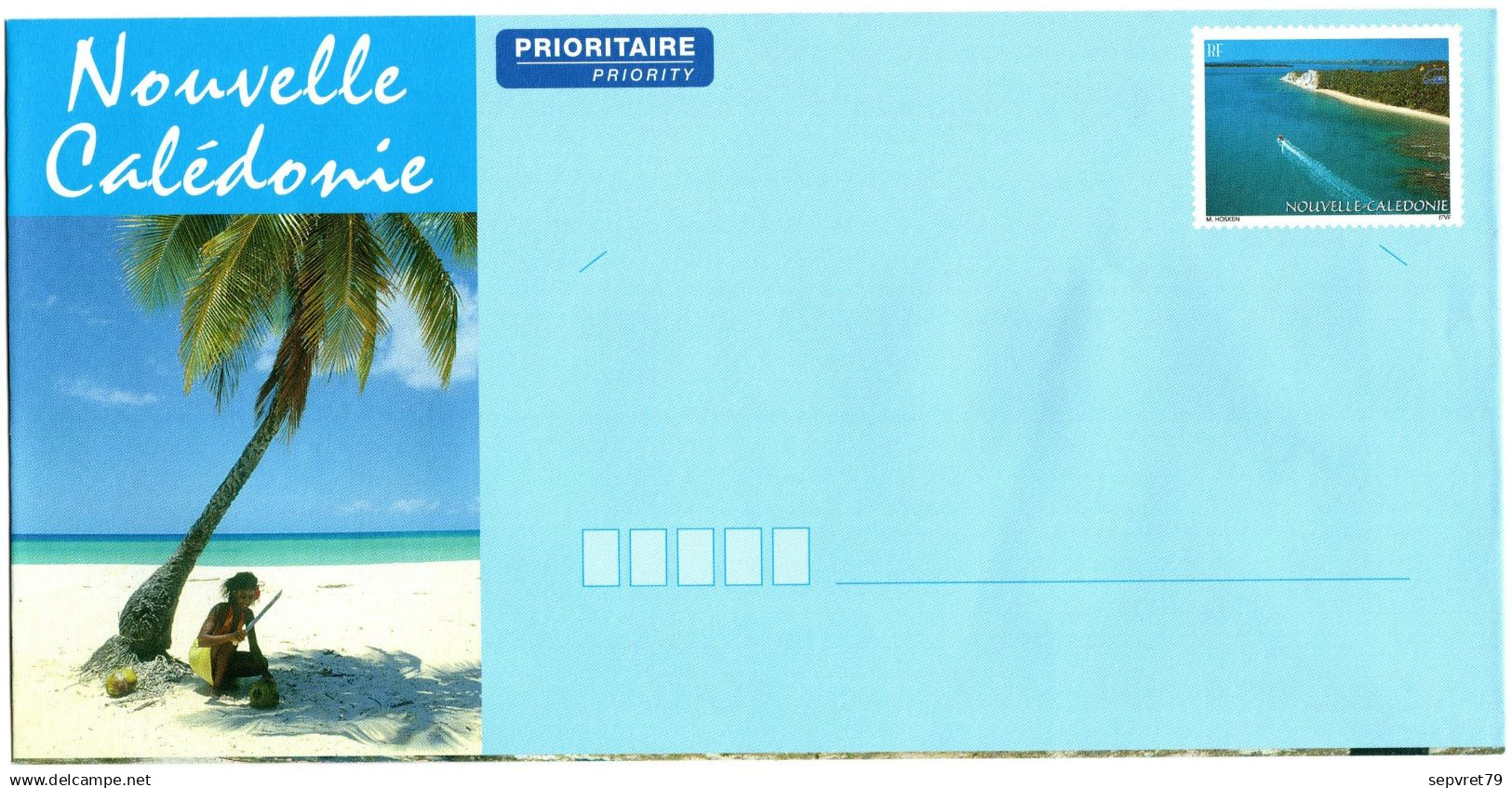 Enveloppe Prêt-à-poster PAP - Nouvelle Calédonie - N° 59 E à 67 E Sans Valeur - Paysages touristiques - Neuf
