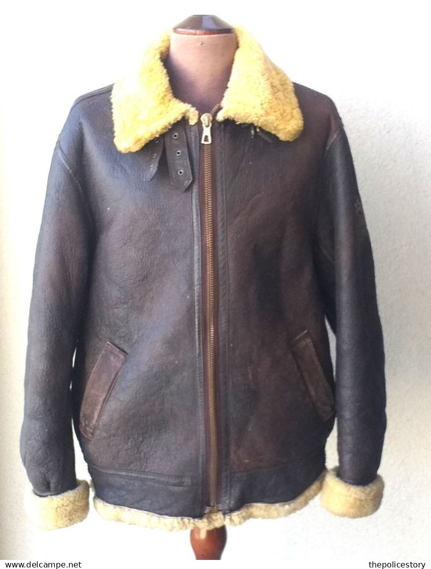 Giubbotto Pilota USAAF Mod. B-3 WW2 Tg. ML Eccellente Repro Americana Vintage - Uniforms