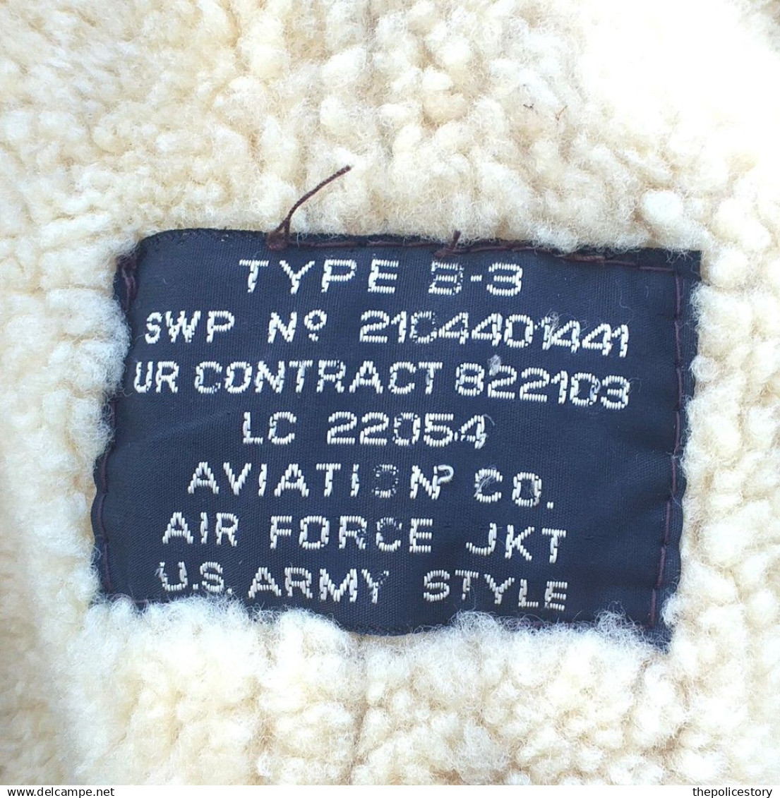 Giubbotto pilota USAAF mod. B-3 WW2 tg. ML eccellente repro americana vintage