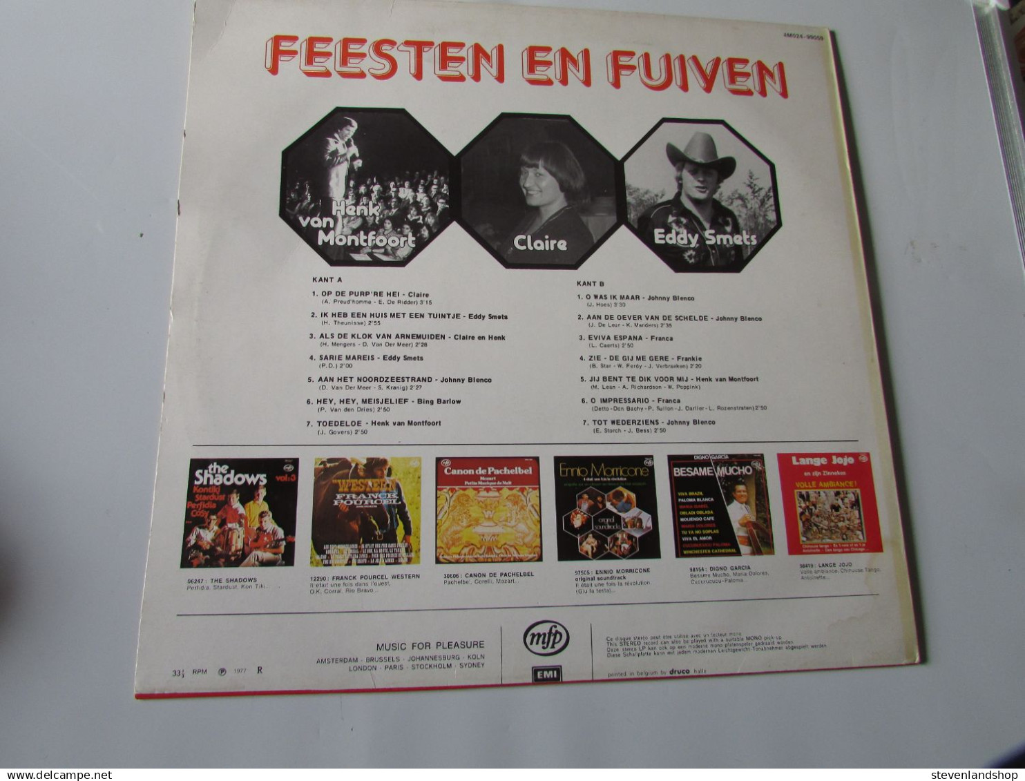 FEESTEN EN FUIVEN ,ORIGINELE OPNAMEN - Other - Dutch Music