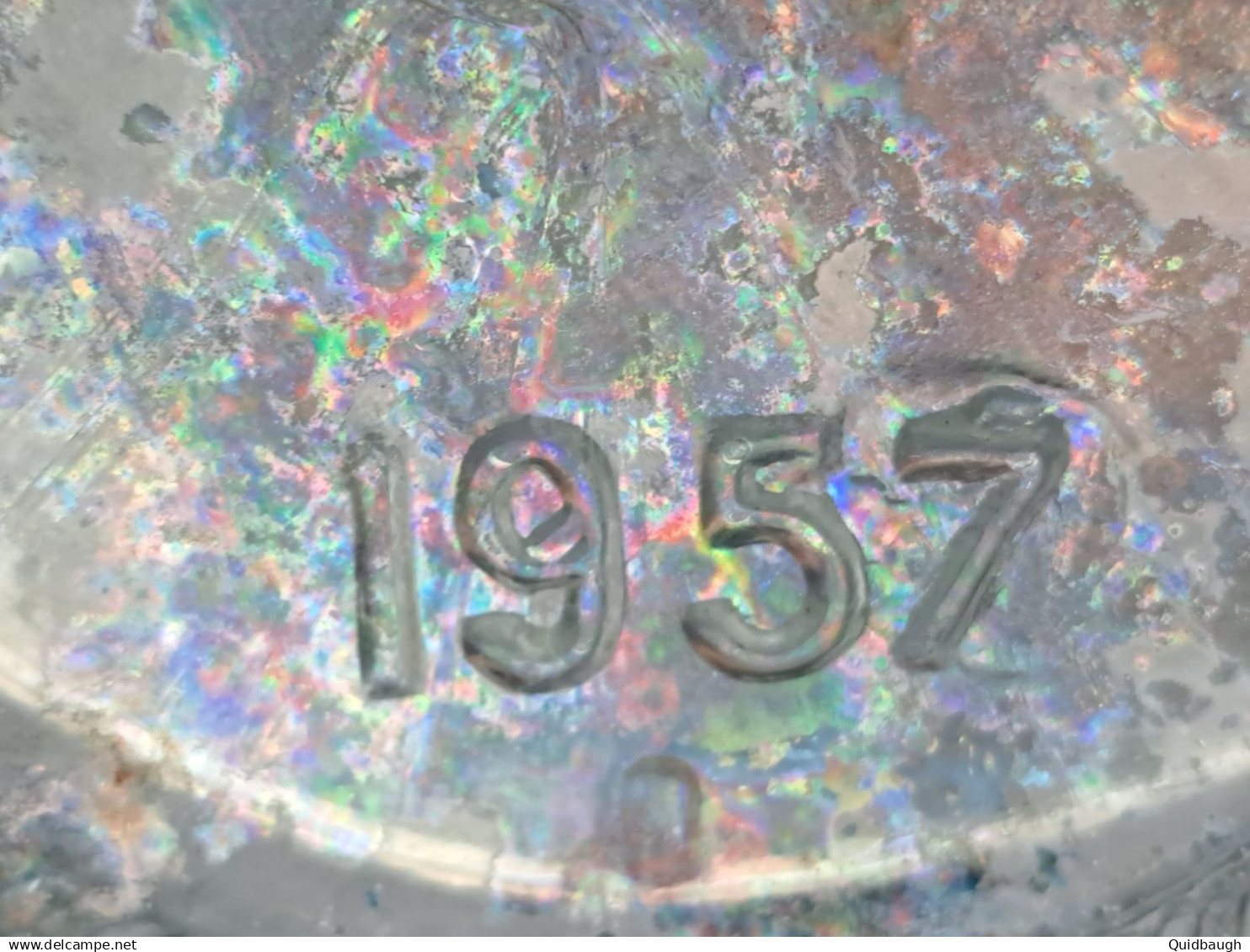 Très ancienne bouteille Piedboeuf Jupille 1957