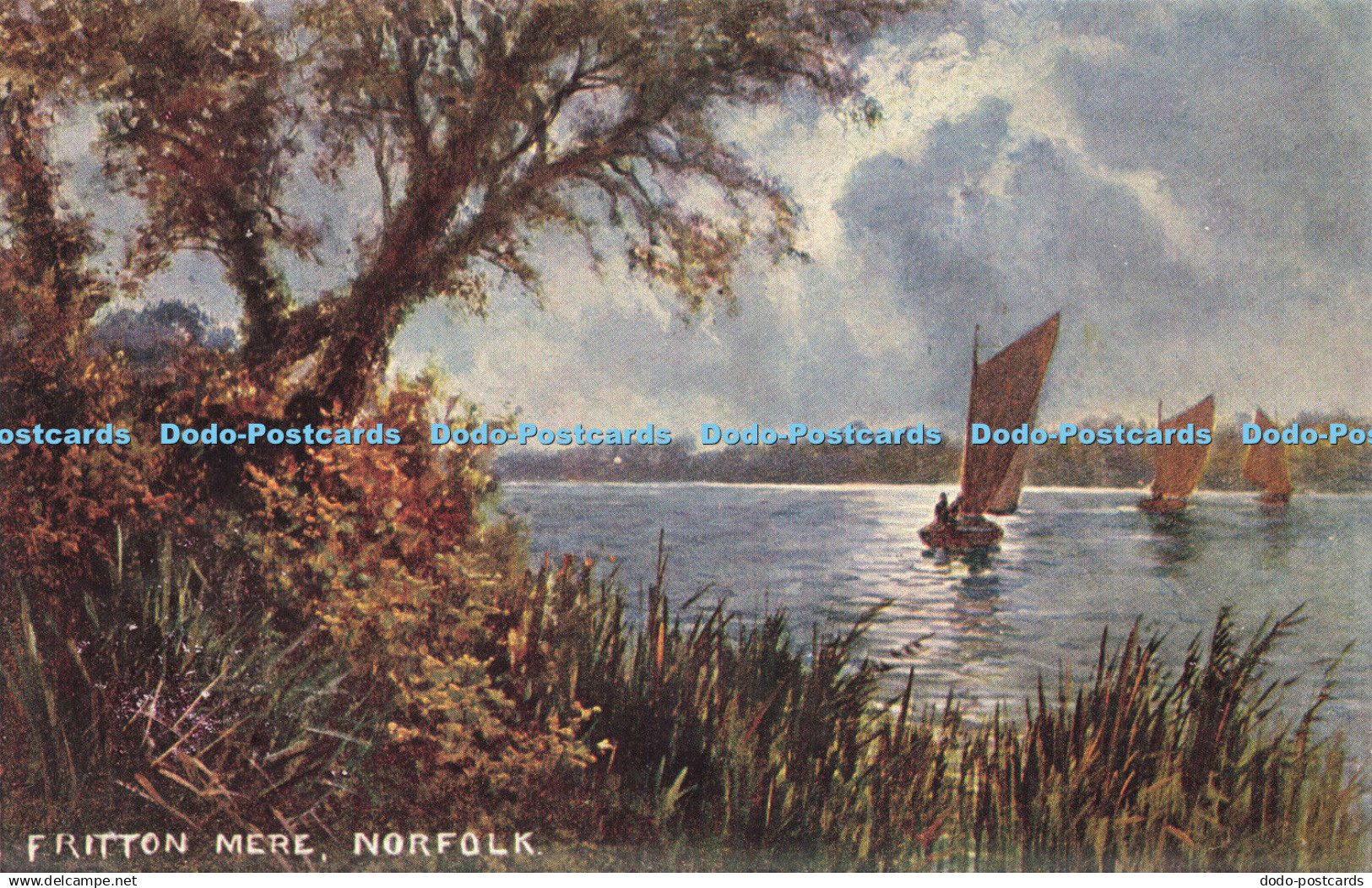 R610364 Fritton Mere Norfolk S Hildesheimer Norfolk Broads Series No 5367 - Monde