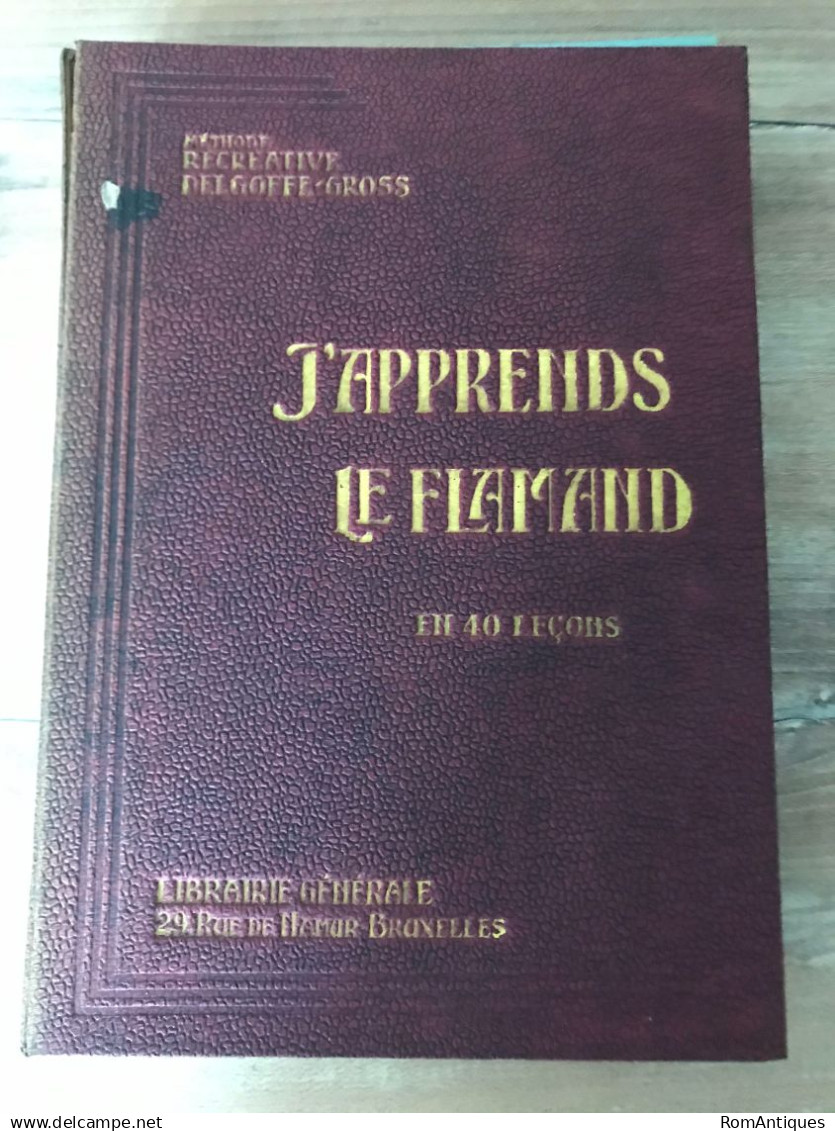 J'apprends Le Flamand En 40 Leçons - 1936 - Fiches Didactiques