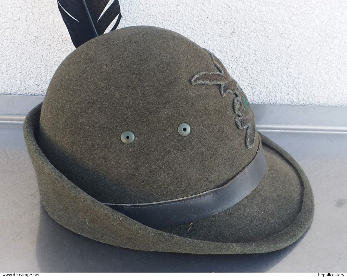 Cappello Alpino E.I. Artiglieria Da Montagna Di Un Reggimento Alpini Anni '50/60 - Copricapi