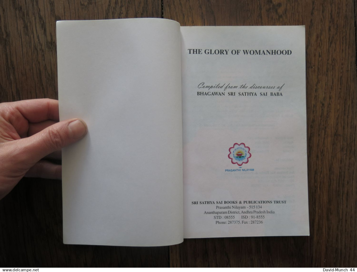 The Glory Of Womanhood (From Discourses Of Bhagawan Sri Sathya Sai Baba). BHAGAWAN SRI SATHYA SAI BABA. 2006. En Anglais - Spirituality