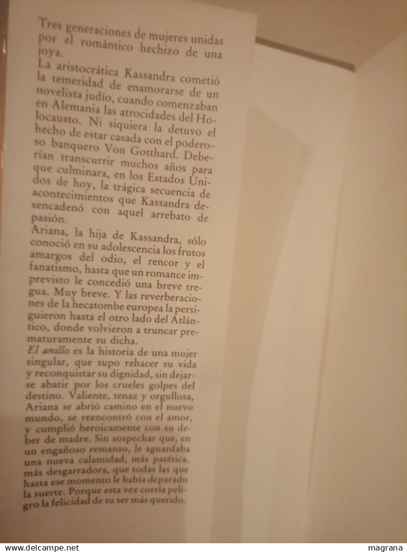 El Anillo. Danielle Steel. Círculo De Lectores. 1981. 368 Páginas. - Clásicos