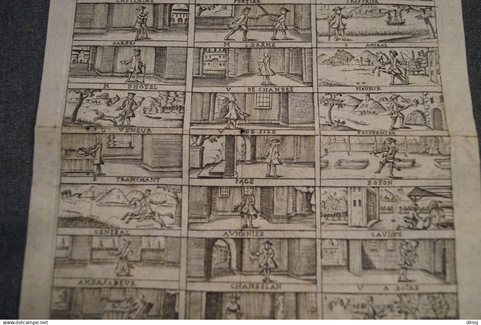 Très Ancienne Affiche Signé Crahaÿ Document Historique,25 Cm. Sur 16,5 Cm. - Documents Historiques