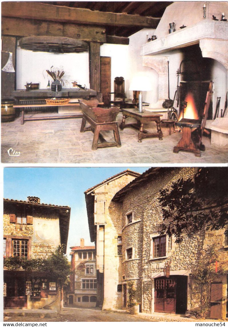 LOT DE 10 CPSM DE PEROUGES - Pérouges