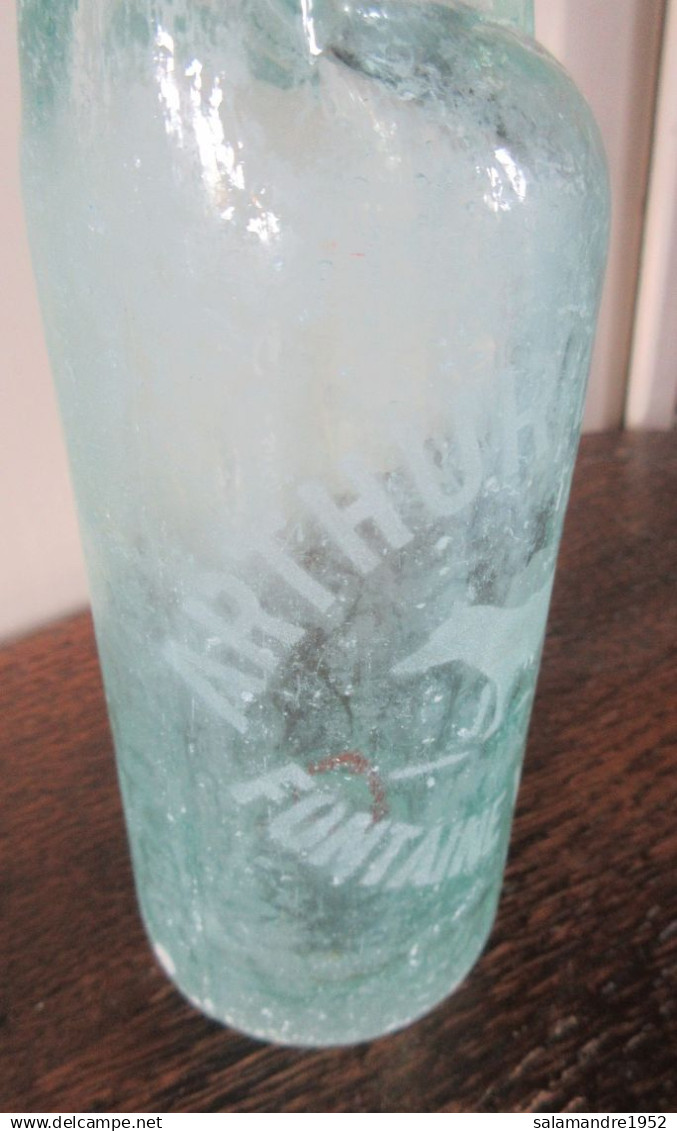 Bouteille à Bille Ancienne Arthur Debray  Fontaine Valmont - Bistrot - Bier