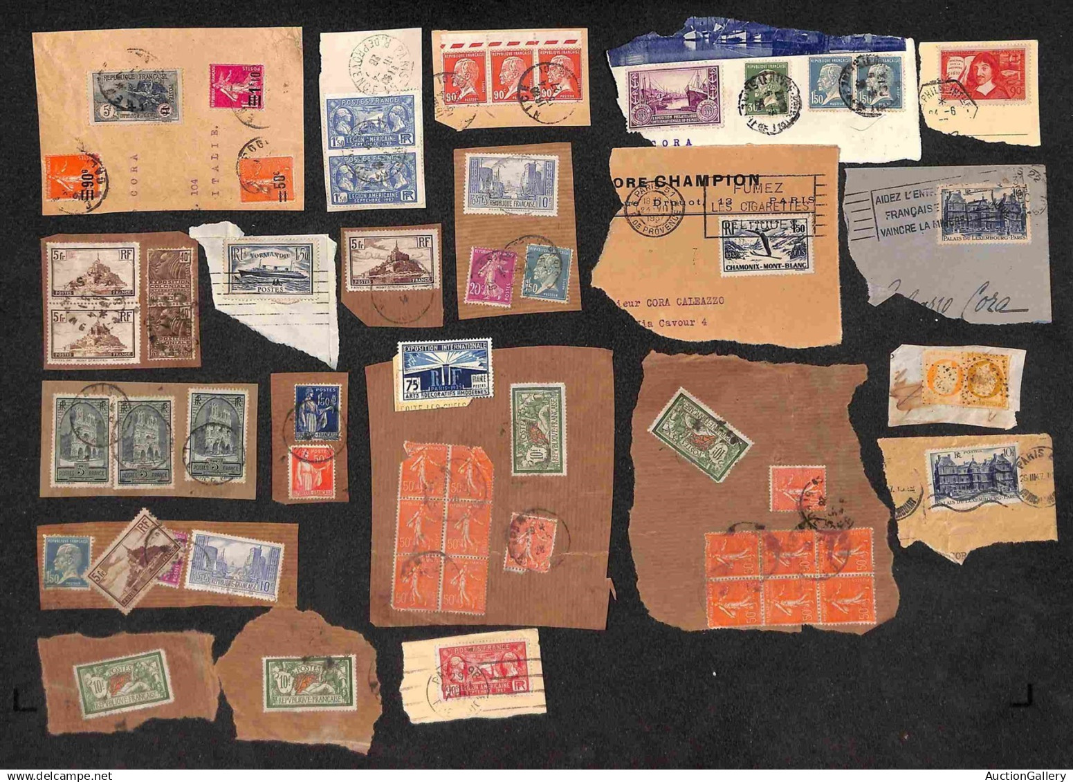 Primi ‘900/1947 - Insieme Di Più Di 20 Frammenti Del Periodo - Da Esaminare - Other & Unclassified