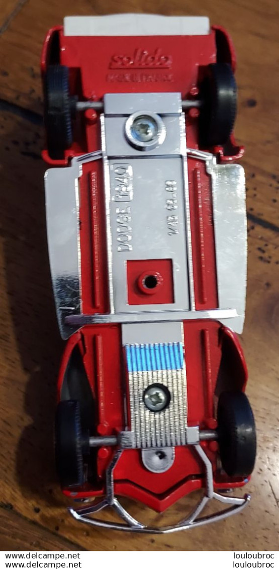 SOLIDO DODGE DE 1940 TEXACO AU 1/43e Poids METAL 100 Gr - Solido