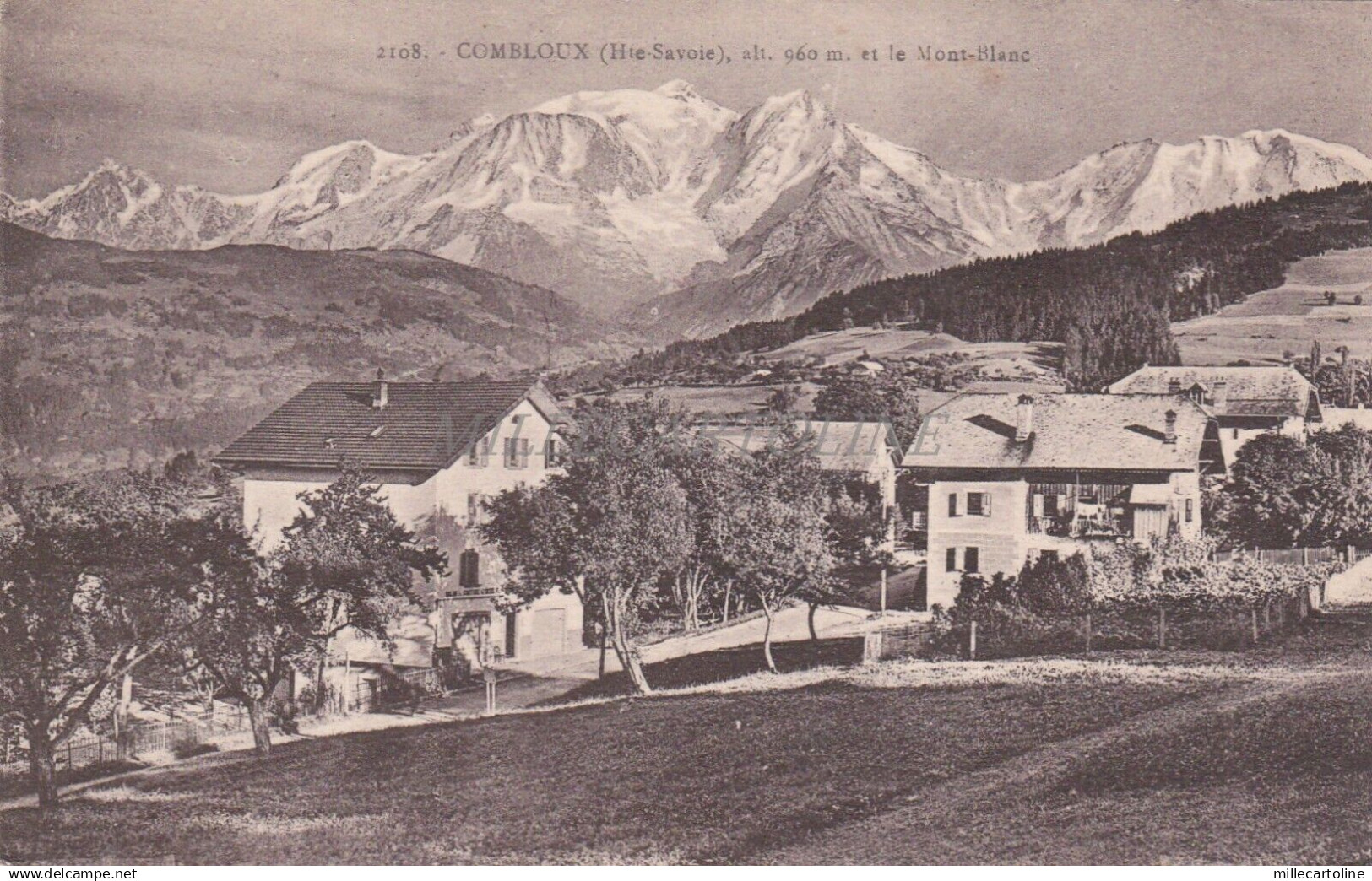 FRANCE - Combloux - Le Mont Blanc - Autres & Non Classés