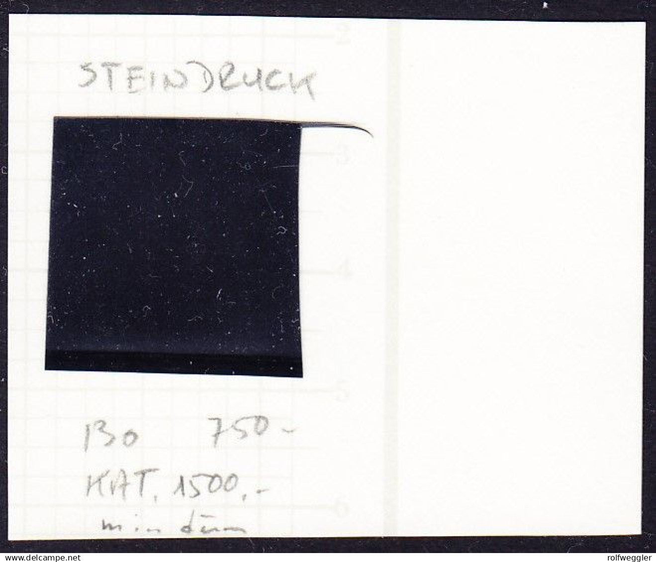 1862 Jura Industriel Bahn, Quittungsmarken, 100 Cent, In Schwarz, Gezähnt. Rückseitig Dünne Stelle, KAT CHF 1'500 - Spoorwegen