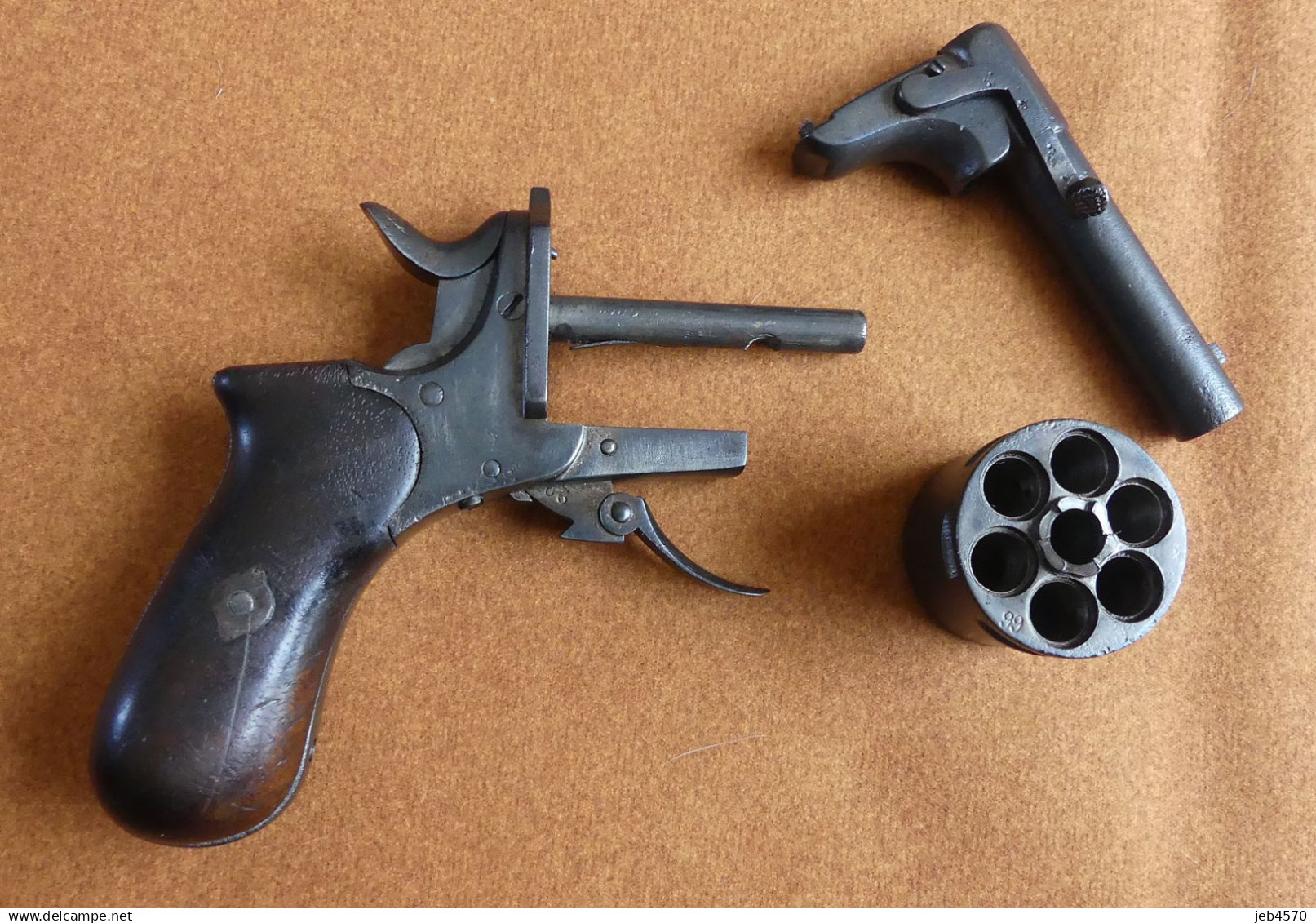 Revolver de type Galland mignon fabrication Liègeoise