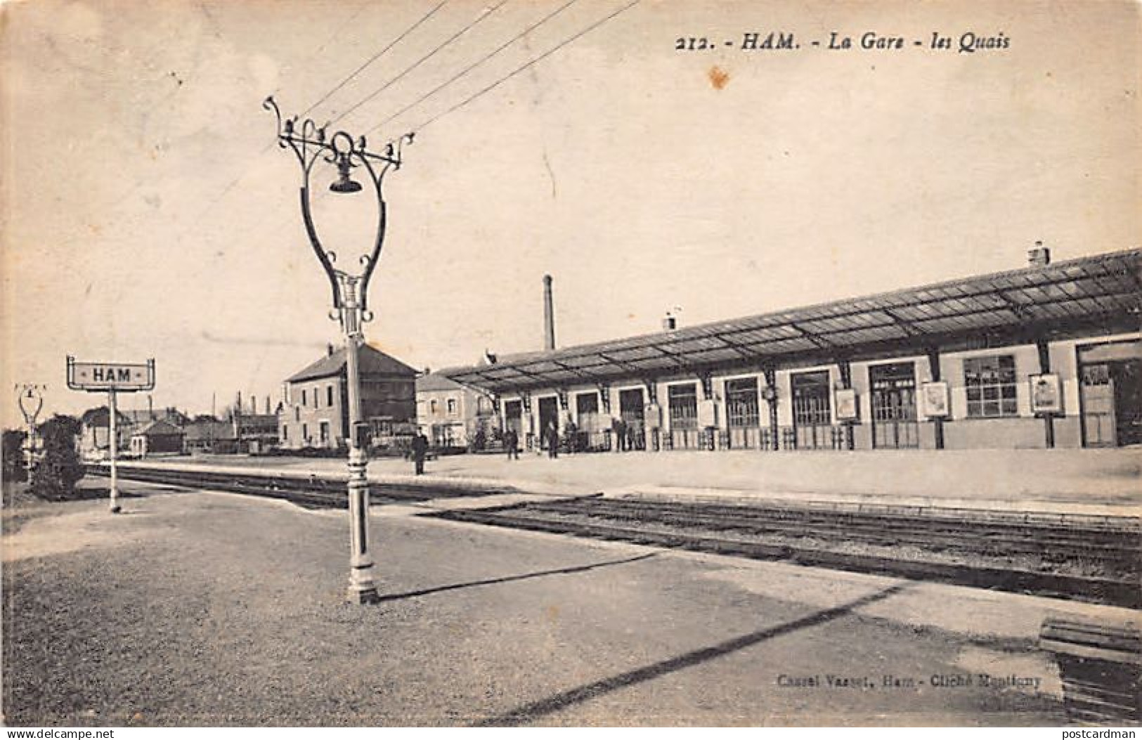 France - HAM (80) La Gare - Ham