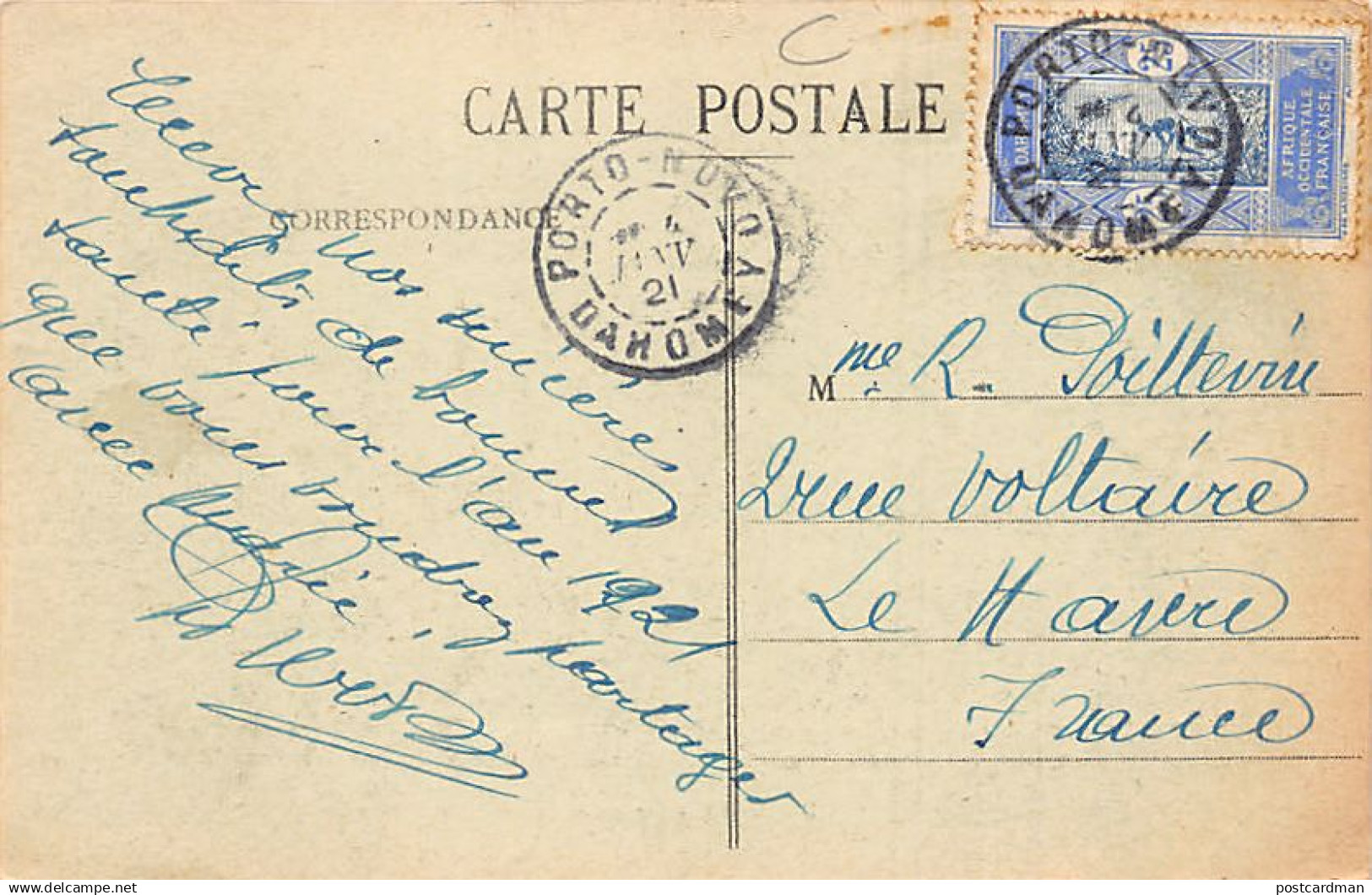 Bénin - Autruches - Ed. E.R.  - Benin