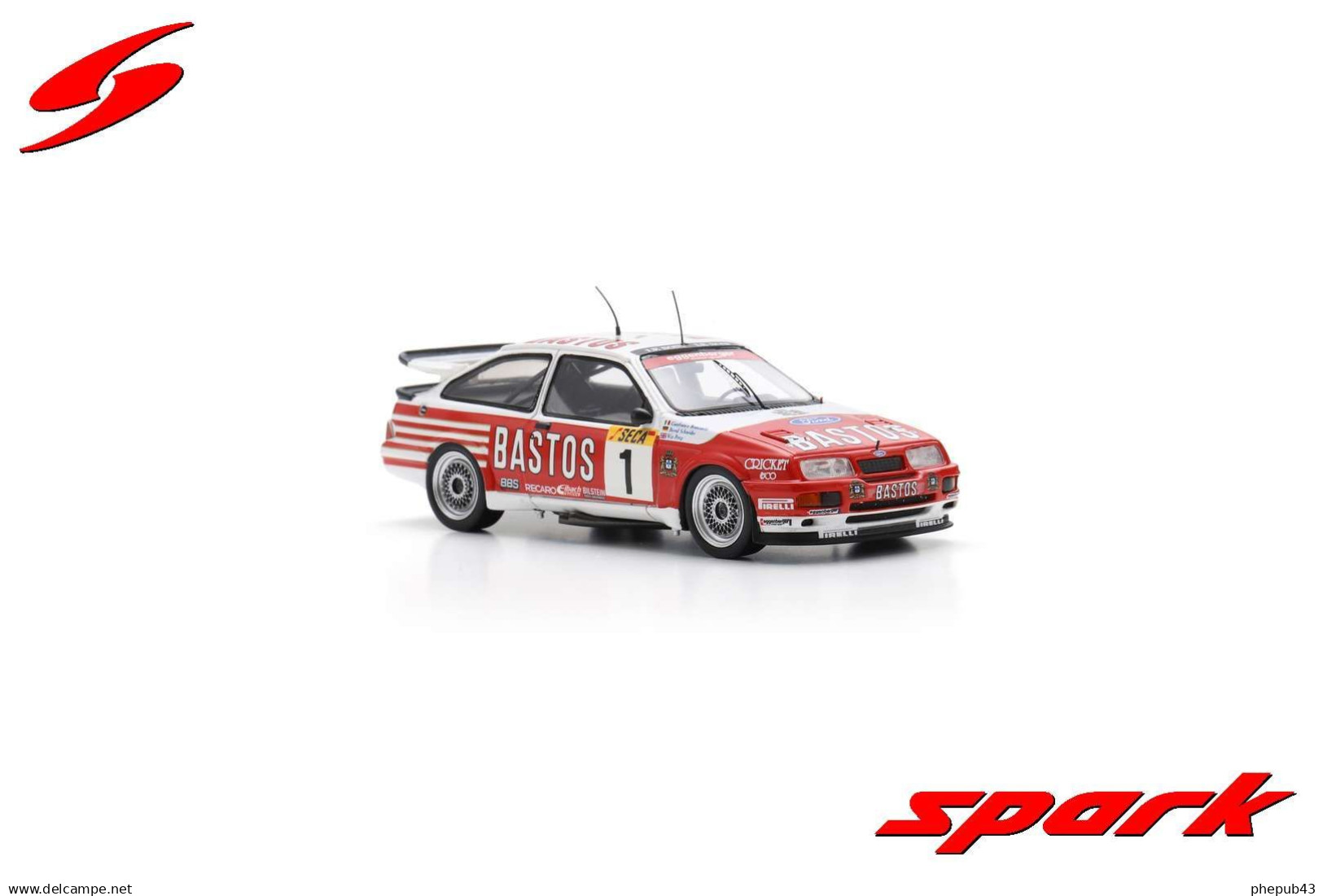 Ford Sierra RS500 Cosworth - Eggenberger Bastos - 1st 24h Spa 1989 #1 - WimPercy/G. Brancatelli/Bernd Schneider - Spark - Spark