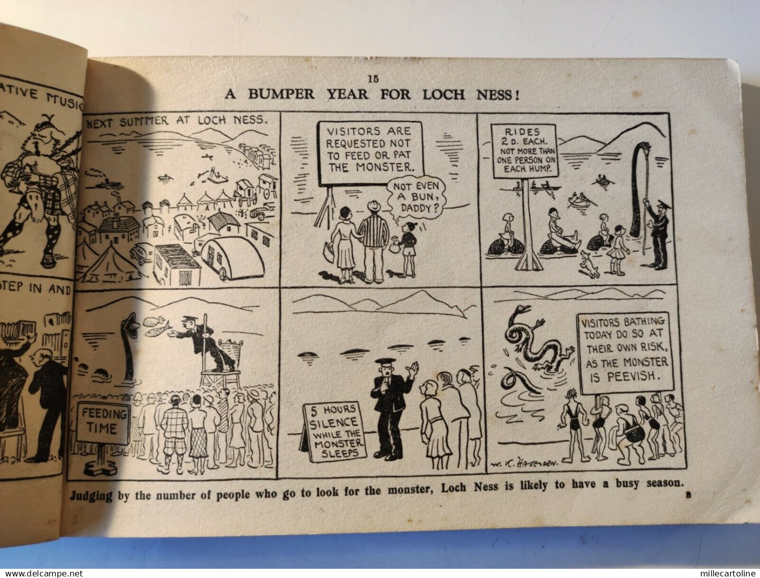 DAILY MIRROR REFLECTIONS - Book 1934 100 Cartoons By W.k.Haselden - Autres & Non Classés