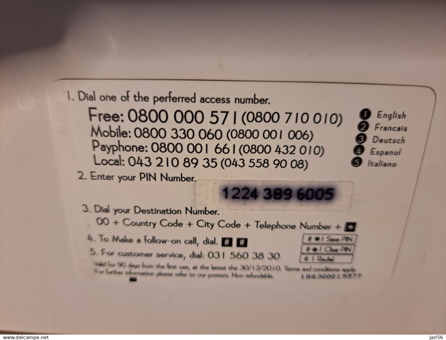 ZWITSERLAND  CHF 10 + CHF 4,- / AFRICAN MEISTER/ LIONS/GIRAFFE/ ELEPHANT/ TIGER/ ANIMAL     /   FINE USED CARD **18893** - Schweiz