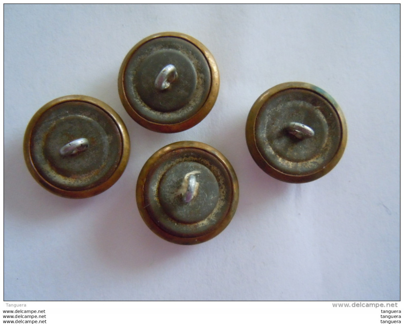 Marine 4 Knopen Koper 4 Boutons Cuivre Anker Ancre 1,80 Cm - Buttons