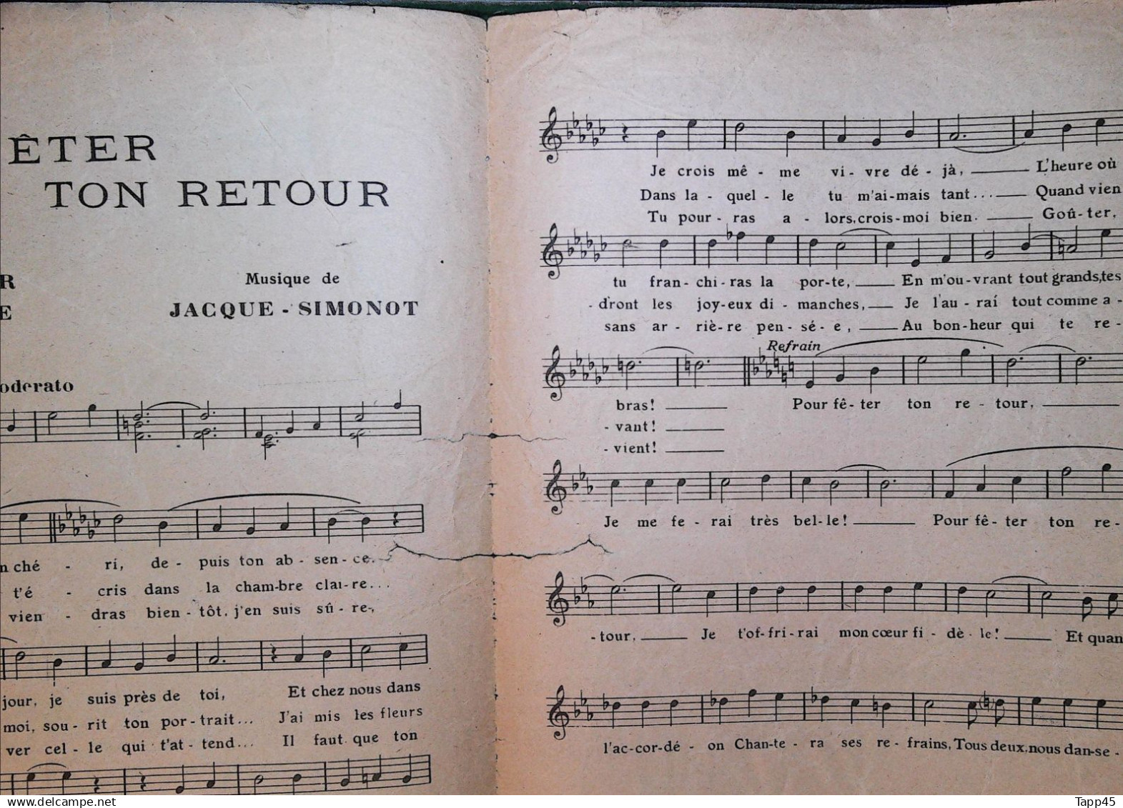 Lajon Annette  > P > Partition > Chansons Des Rues* > Ordre Alpha. > Chanteurs Et  Titres >  Réf: 24/1/25 - Vocals