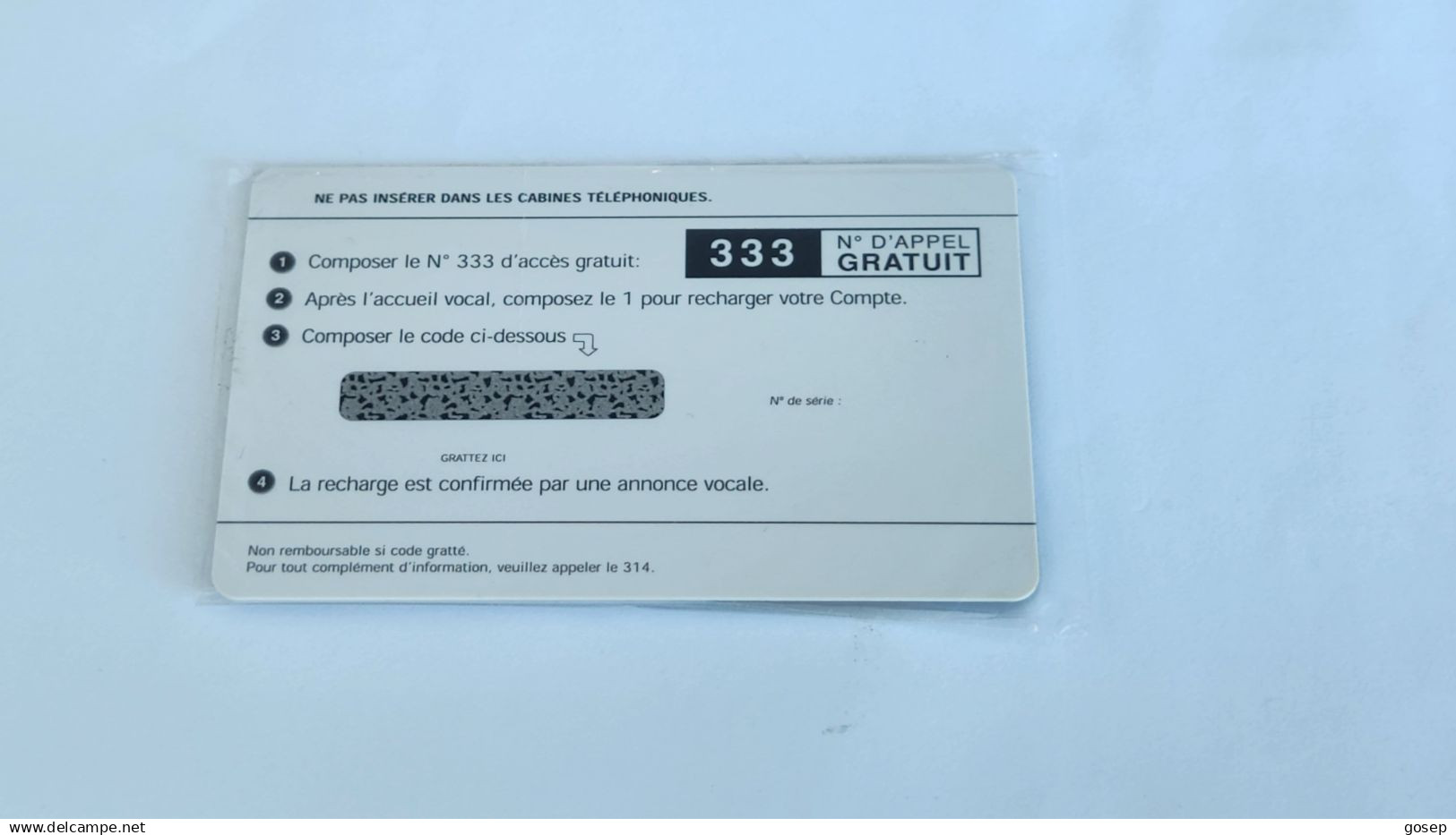 Comores-(KM-COT-REF-0002)-Karthala-(7)-(7.500FC)-(30 Day After)-(cod Inclosed)-mint Card In Nalion - Comoros