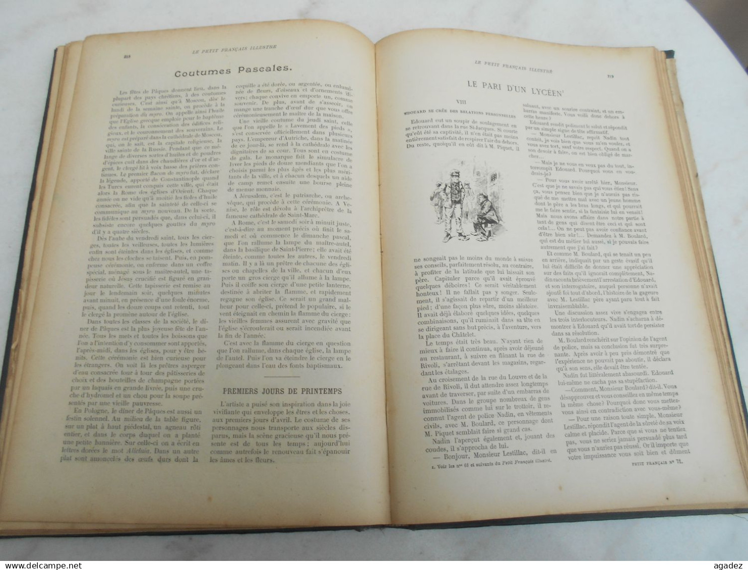 Livre Ancien Le Petit Français Illustré  Journal Des Ecoliers Et Des Ecolières 1901 Librairie Armand Colin Paris - 1901-1940
