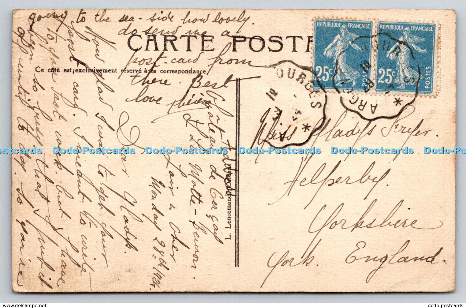 R776591 Lamotte Beuvron Hotel Tatin Orleans L Lenormand - Monde