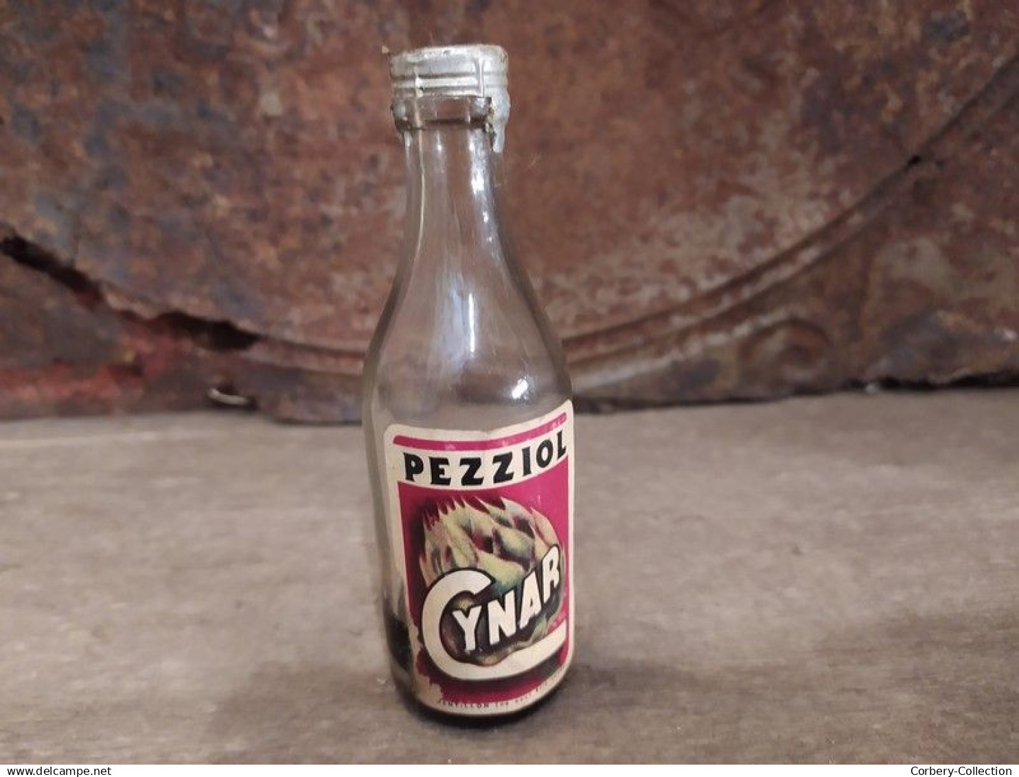 Ancienne Mignonnette Liqueur Pezziol Cynar - Miniaturflaschen