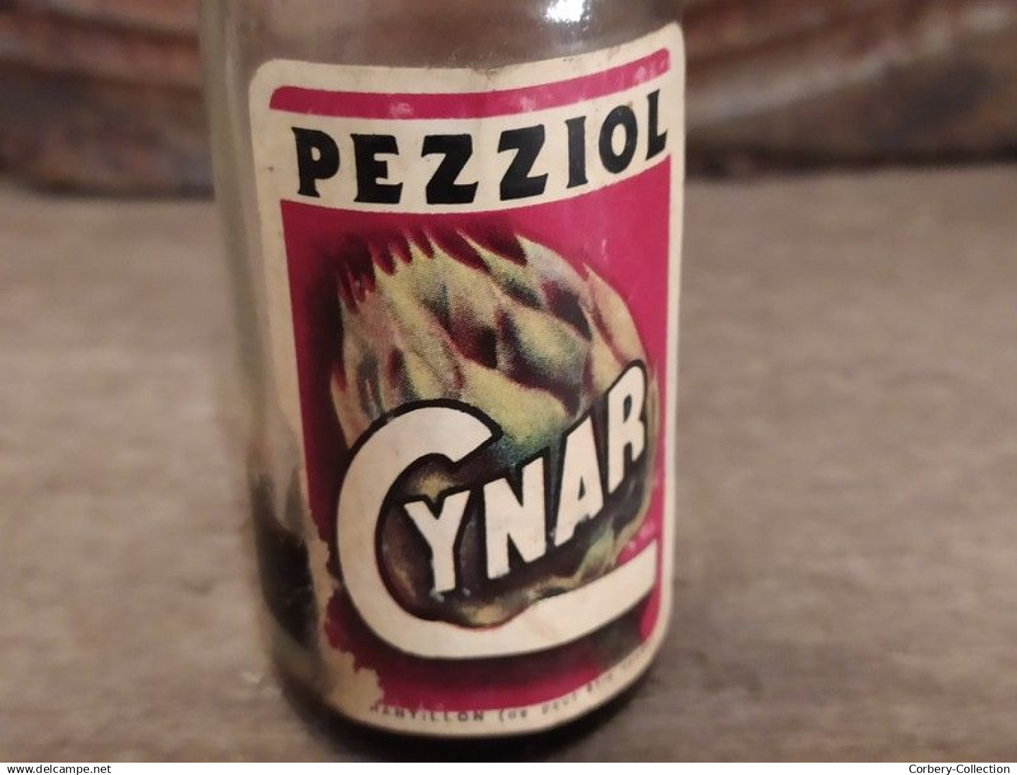 Ancienne Mignonnette Liqueur Pezziol Cynar - Miniaturflaschen