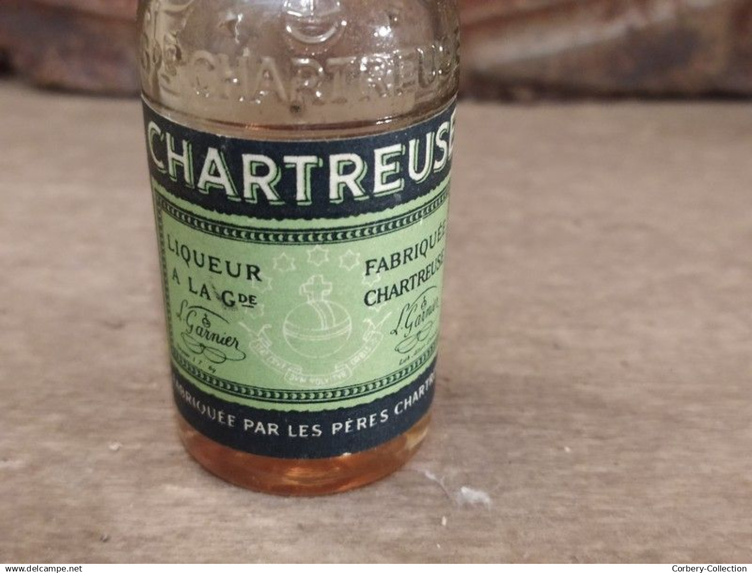Ancienne Mignonnette Liqueur Chartreuse - Miniaturflaschen