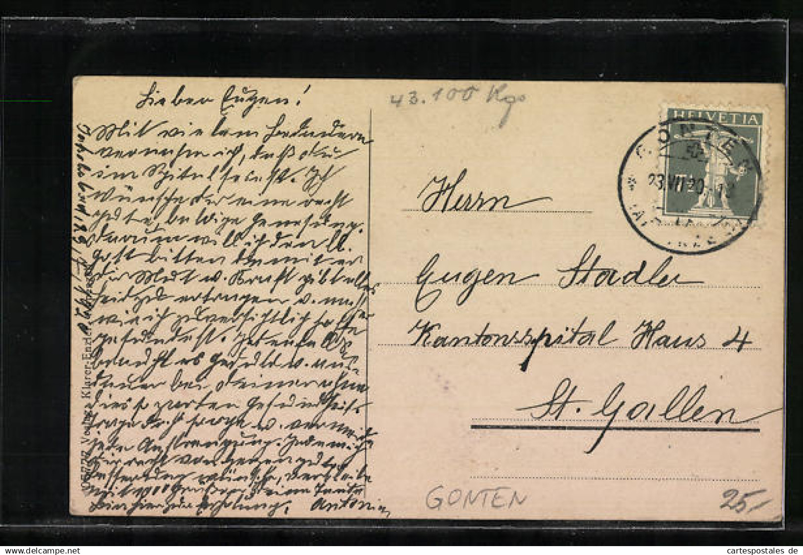 AK Gonten, Kurhaus Jakobsbad  - Gonten