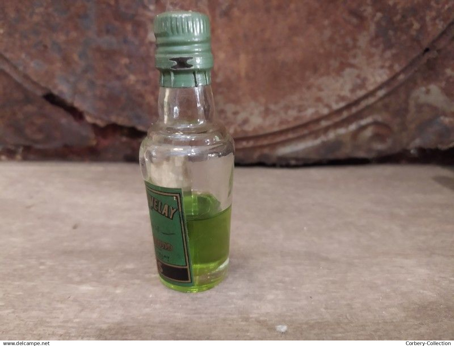 Ancienne Mignonnette Liqueur Verveine Du Velay Pagès - Miniaturflaschen