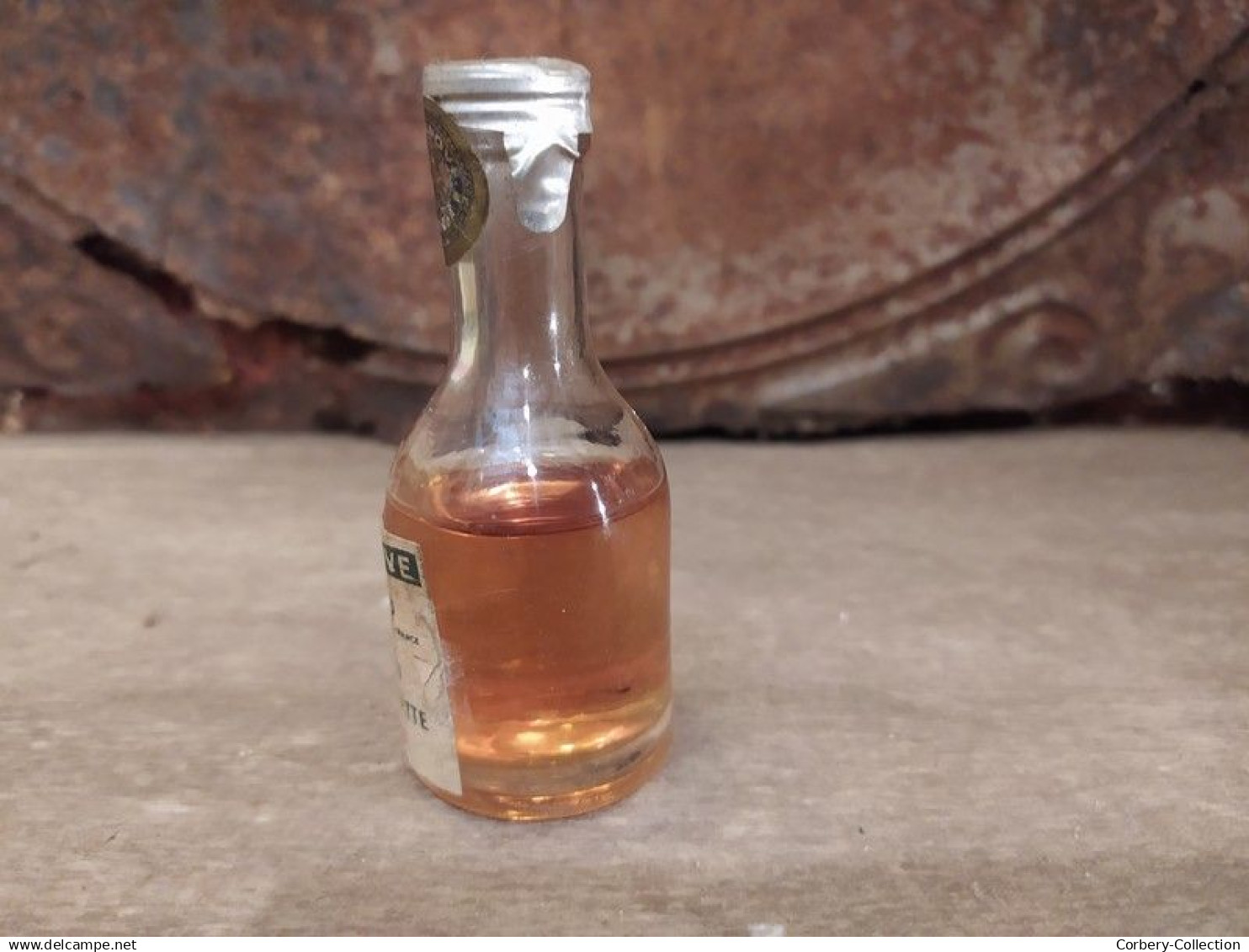 Ancienne Mignonnette Liqueur Cazanove Cacao à La Noisette - Miniaturflaschen