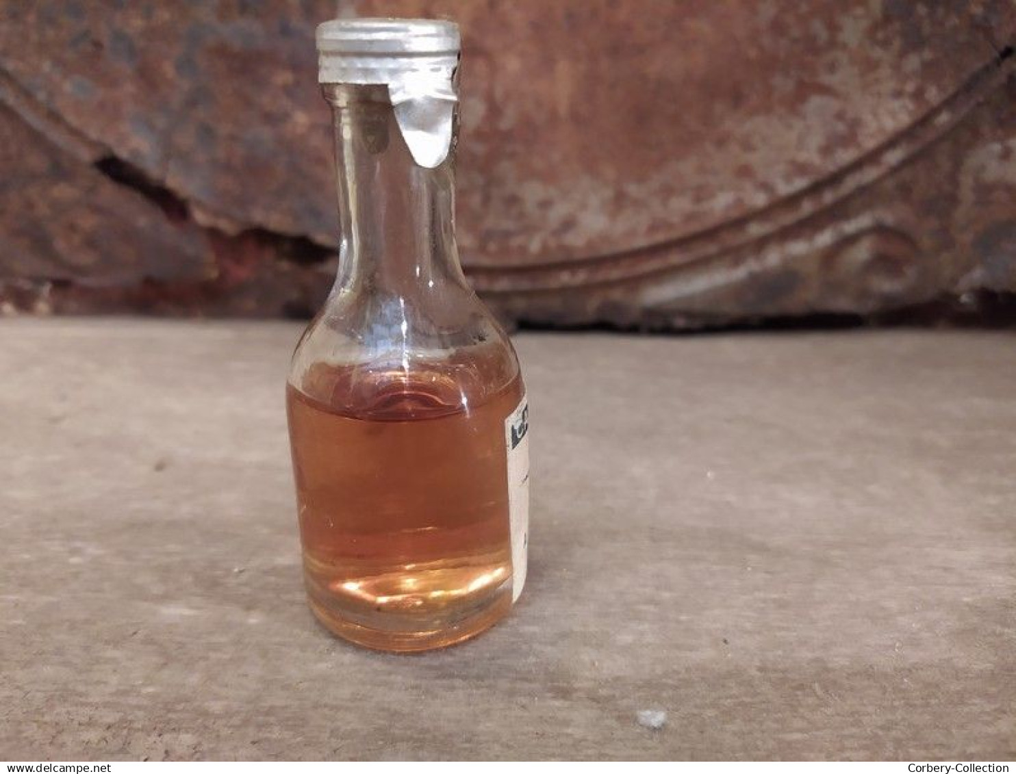 Ancienne Mignonnette Liqueur Cazanove Cacao à La Noisette - Miniaturflaschen