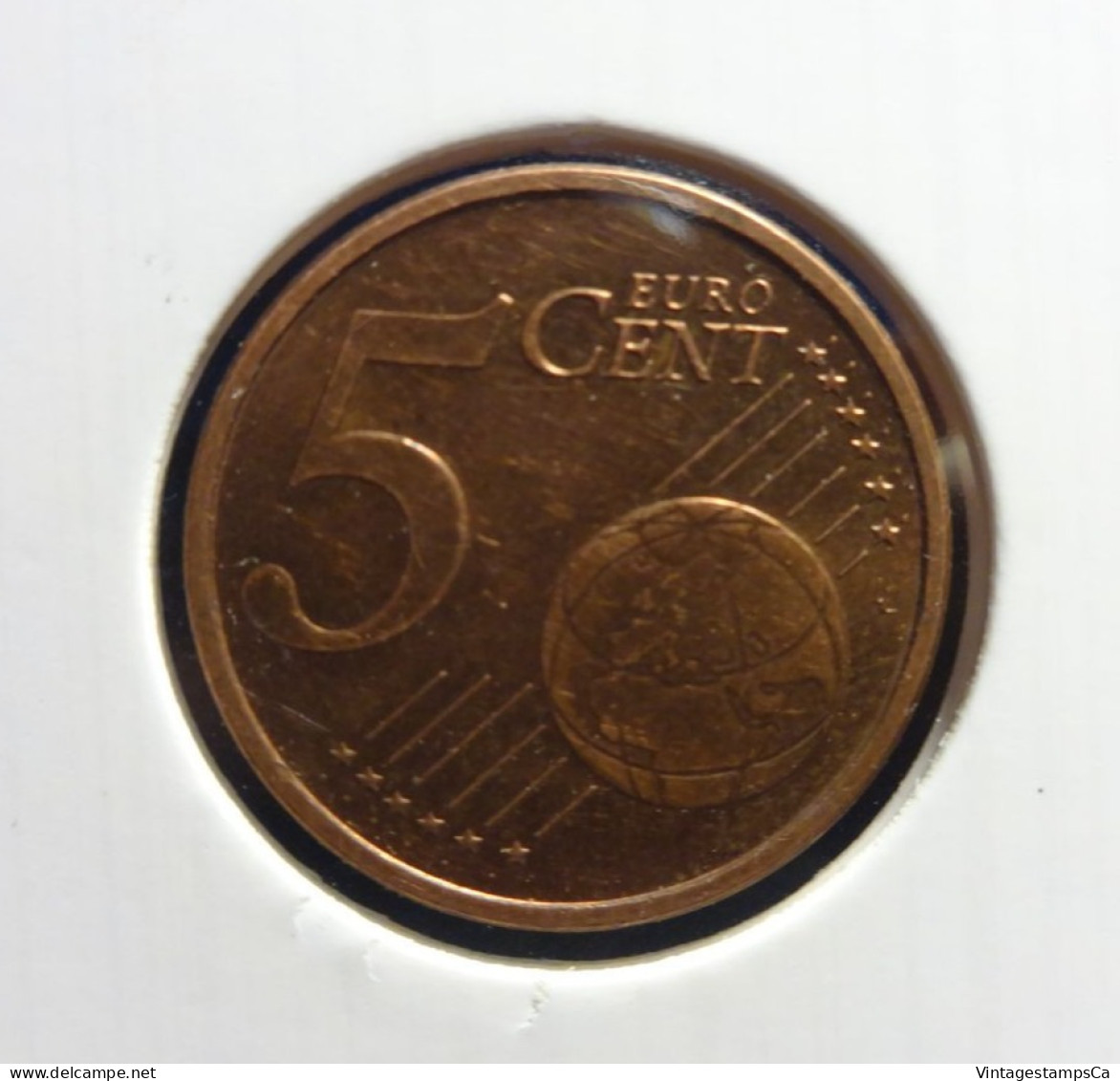 Germany 2002 F  5 Cent Euro Coin - A Identifier