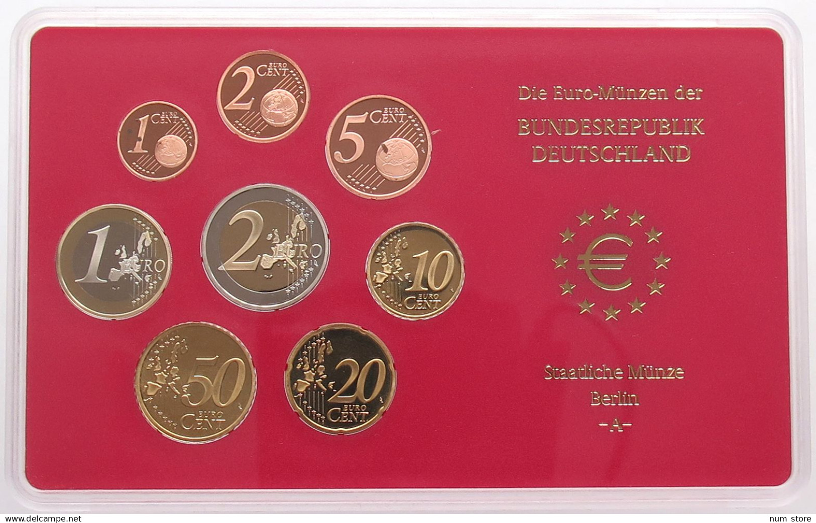 GERMANY BRD KMS EURO 2003 A PP #bs23 0139 - Mint Sets & Proof Sets