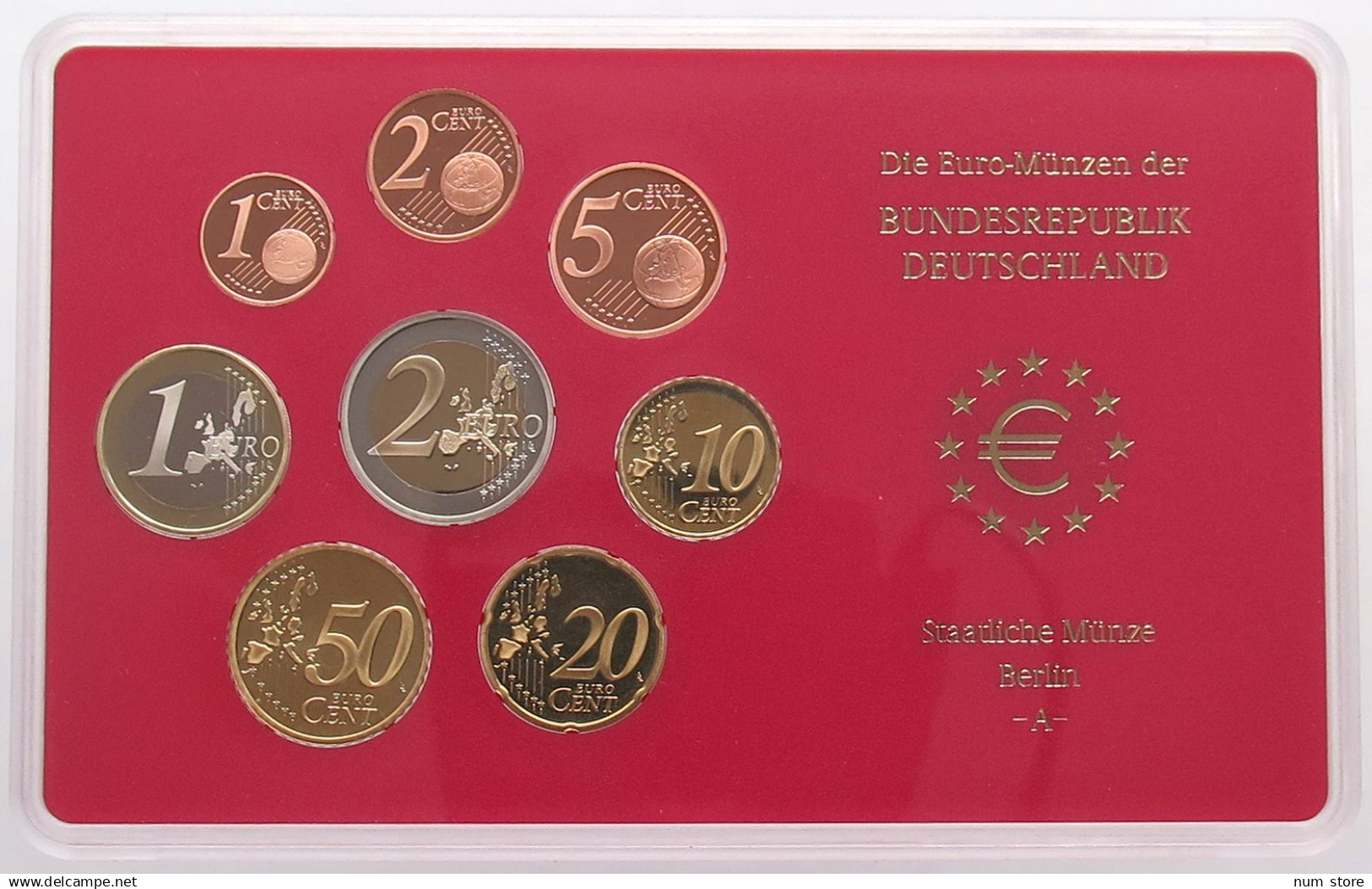 GERMANY BRD KMS EURO 2003 A PP #bs23 0083 - Mint Sets & Proof Sets