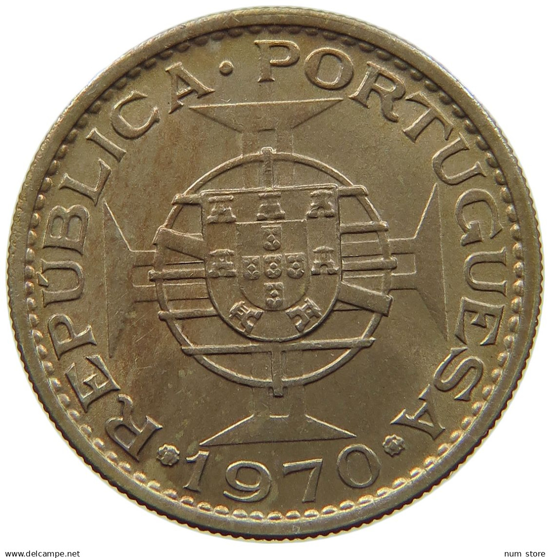 TIMOR 2 1/2 ESCUDOS 1970 #t044 0657 - Timor