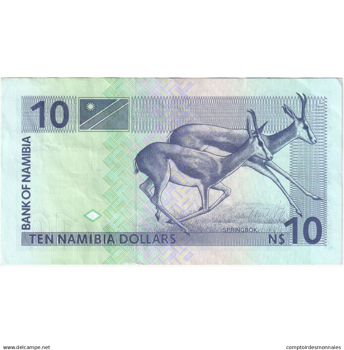Namibie, 10 Namibia Dollars, SPL - Namibie