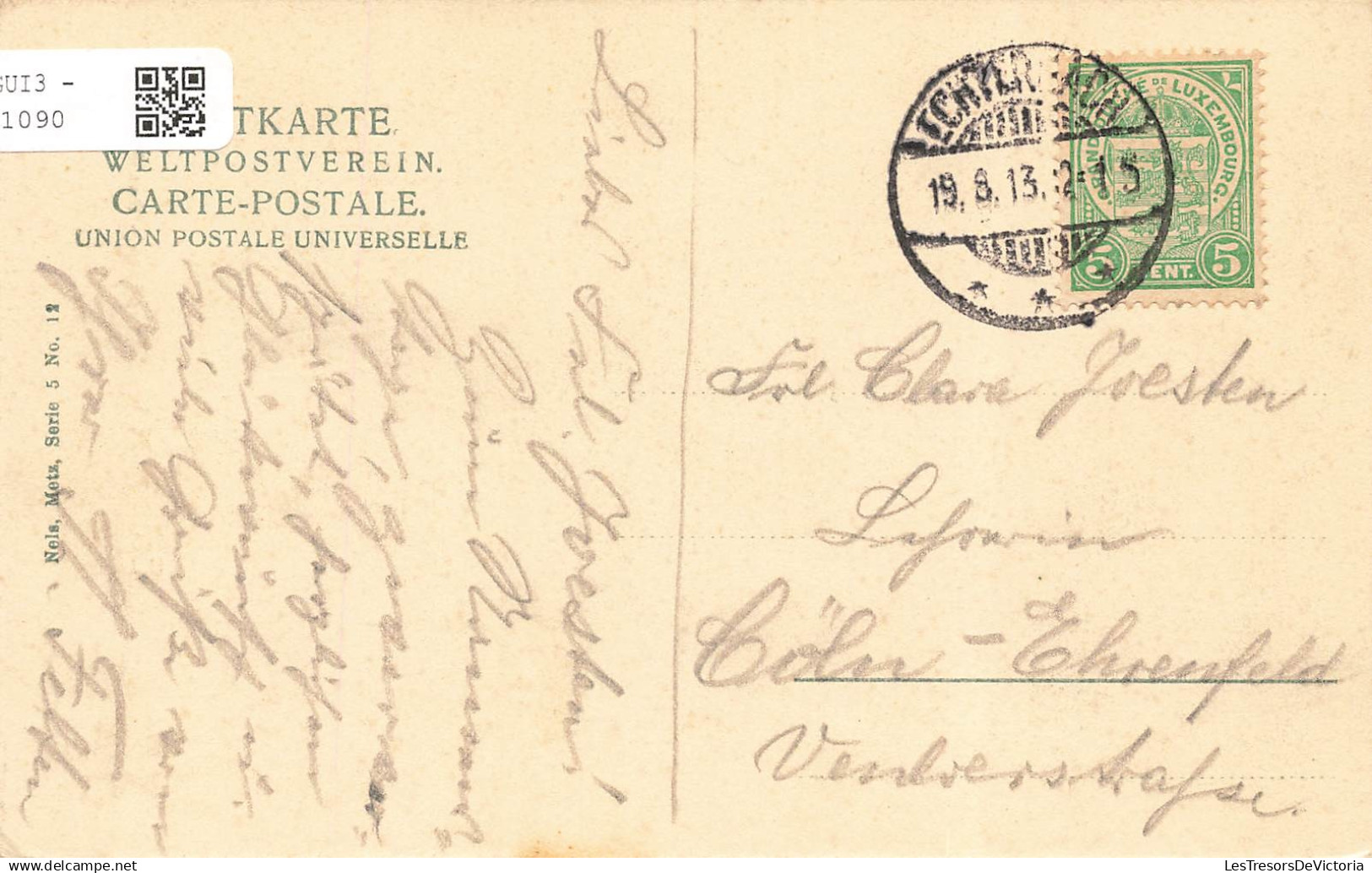 [-5%] LUXEMBOURG - Echternach - Das Fischen - Pêche - Pont - Tunnel - Rivière - Animé - Ed Nels - Carte Postale Ancienne - Echternach