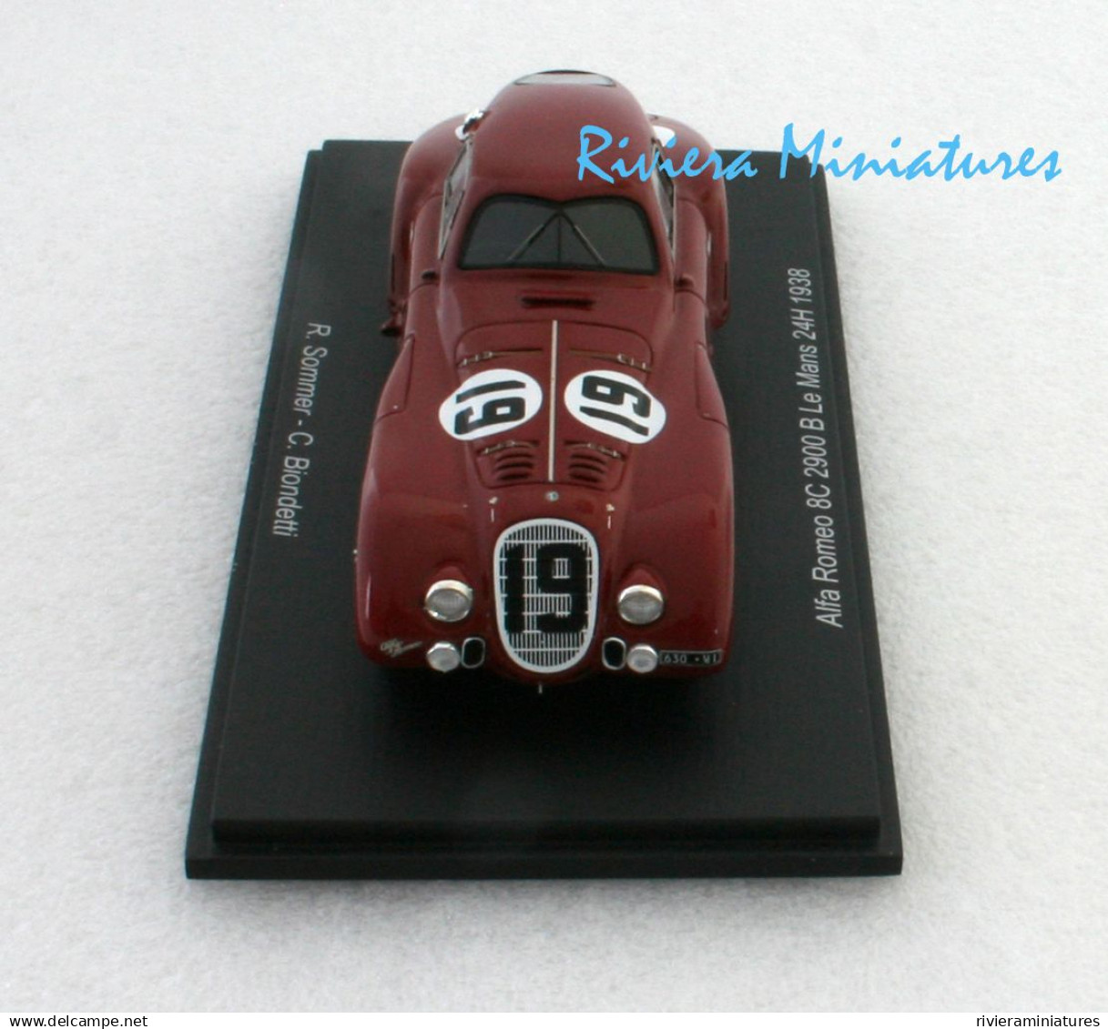 SPARK - ALFA ROMEO 8C 2900 B - #19  24 Heures Du Mans 1938 - S9439 - 1/43 - Spark