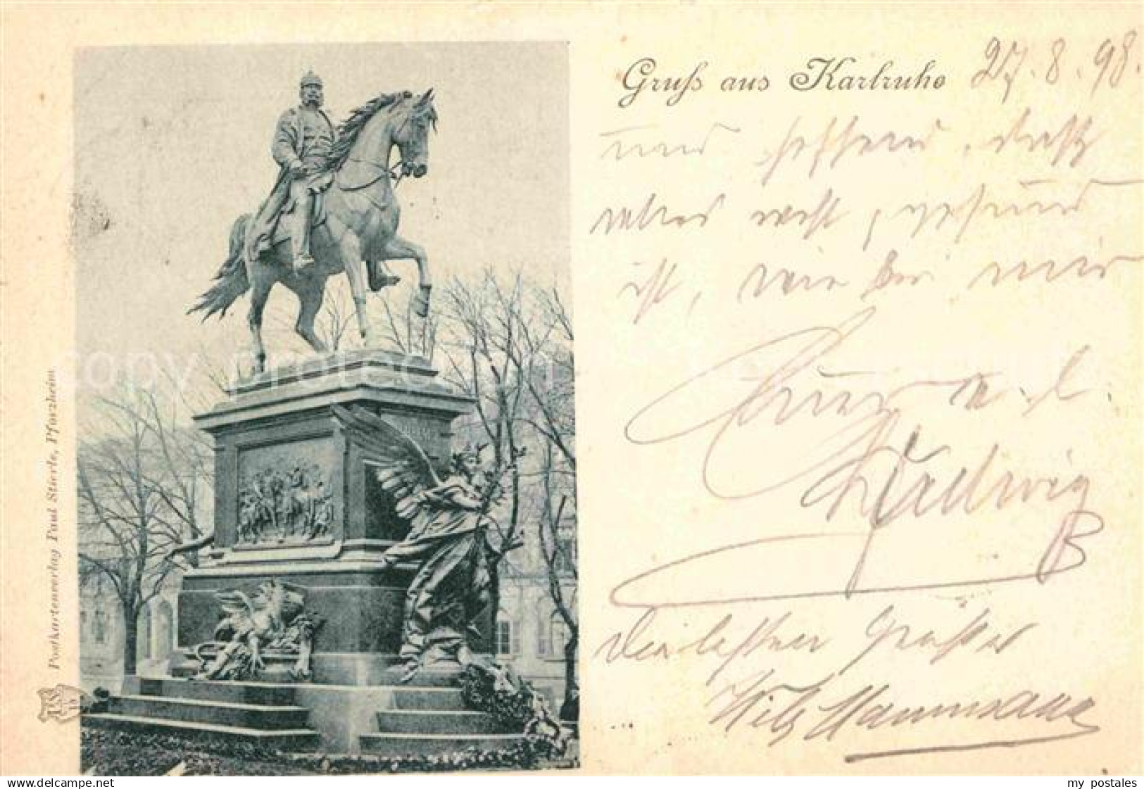 42671911 Karlsruhe Baden Kaiser Denkmal Karlsruhe - Karlsruhe