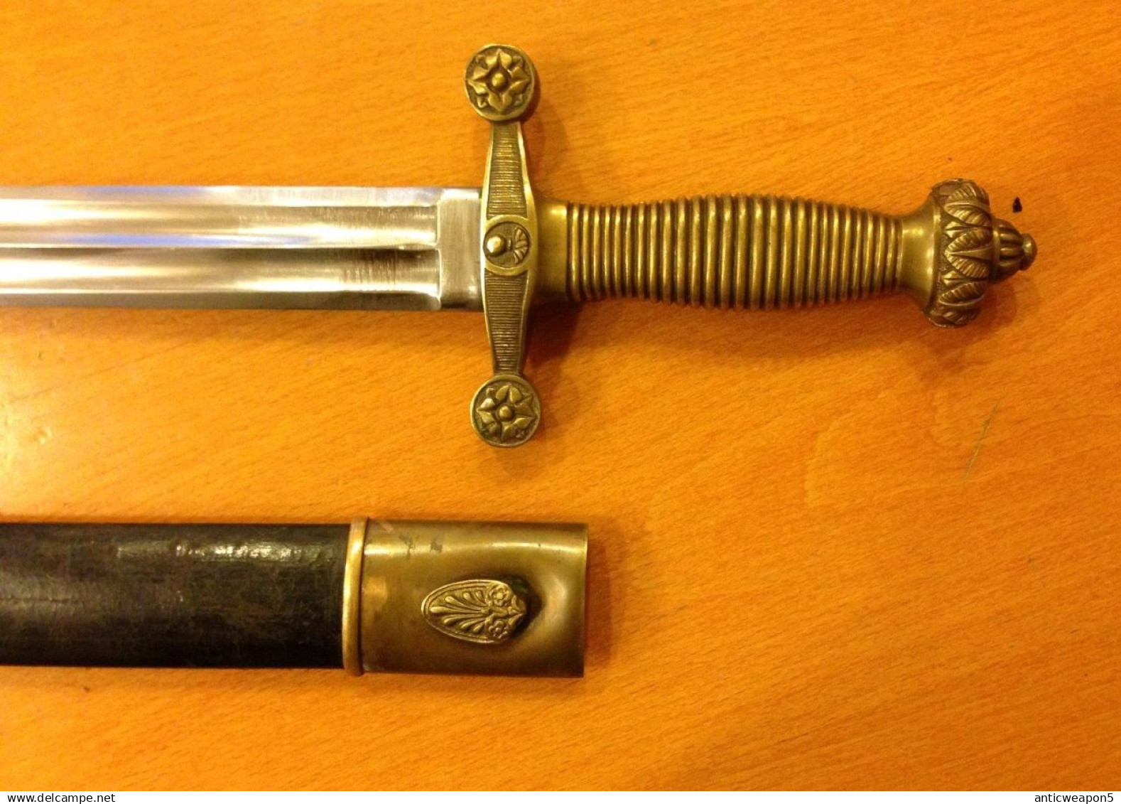 Épée D'artillerie à Pied Pour Les Cadets De L'armée. France. M1816 (T216-T202) - Armi Bianche