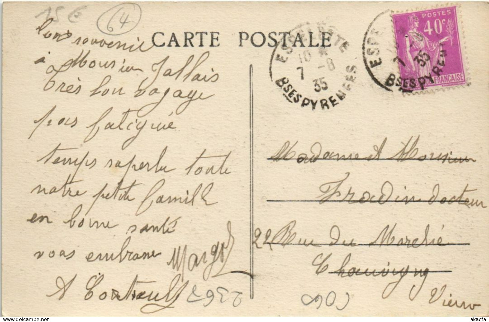 CPA ESPELETTE Vue Generale (805848) - Espelette
