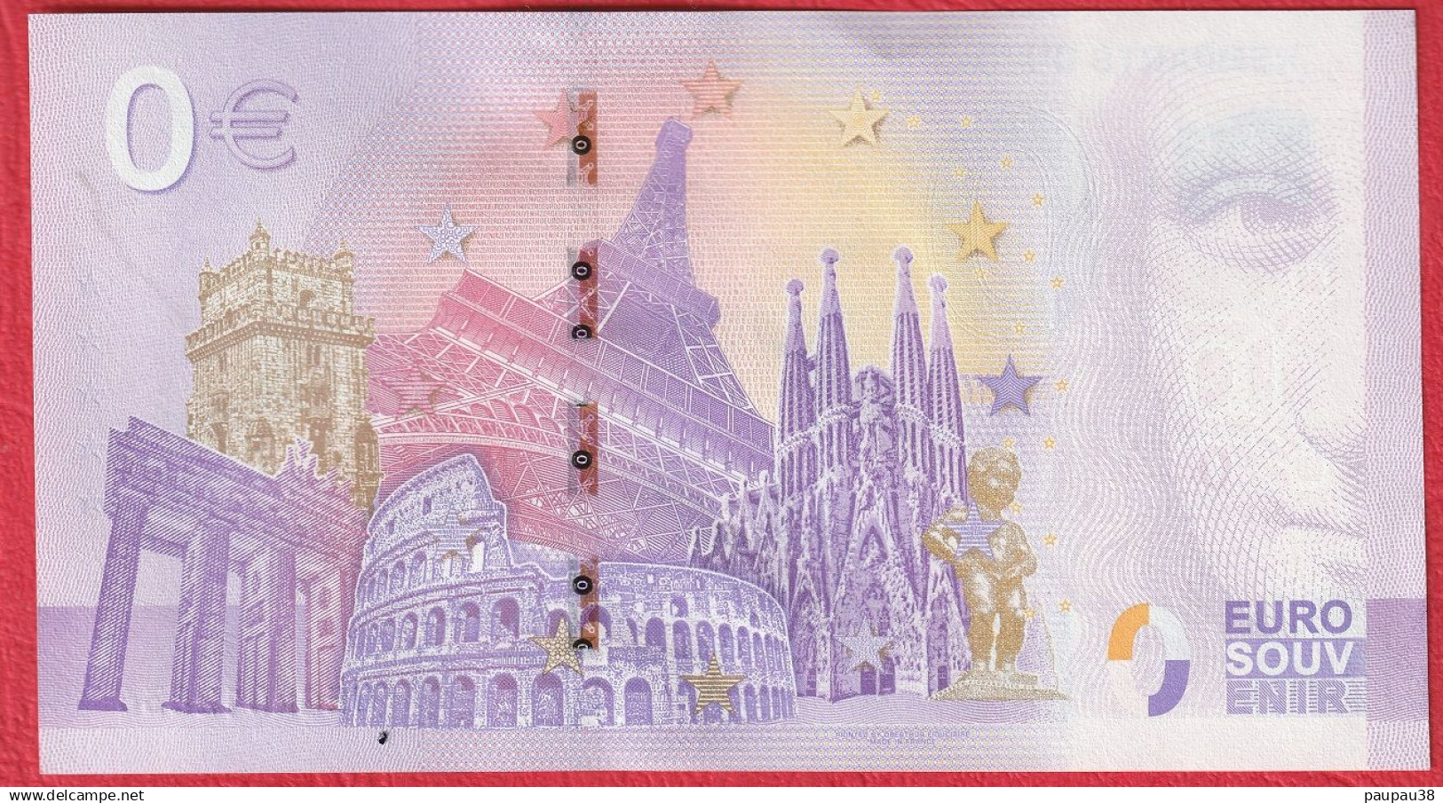 N° 32 BILLET 0 € SOUVENIR 30 AIGUES MORTES REMPARTS D'AIGUES MORTES 2023 NUMERO 012836 - Autres & Non Classés