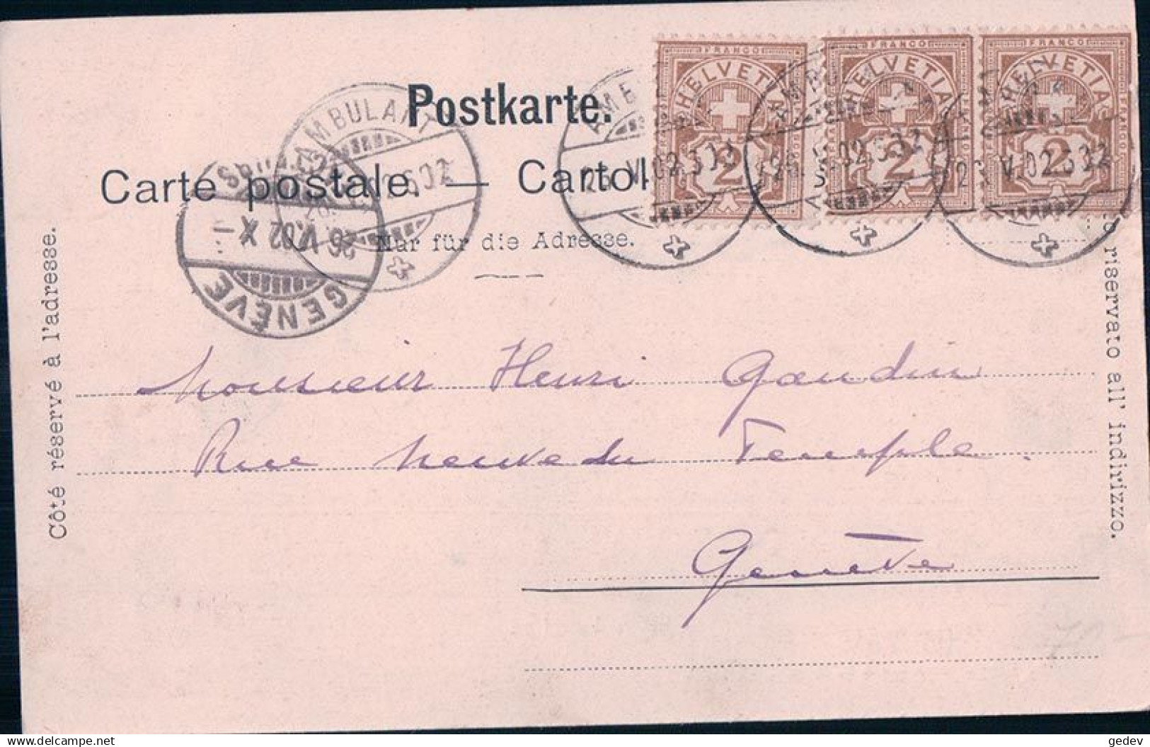 Longirod VD, Rue Animée (26.5.1902) - Longirod