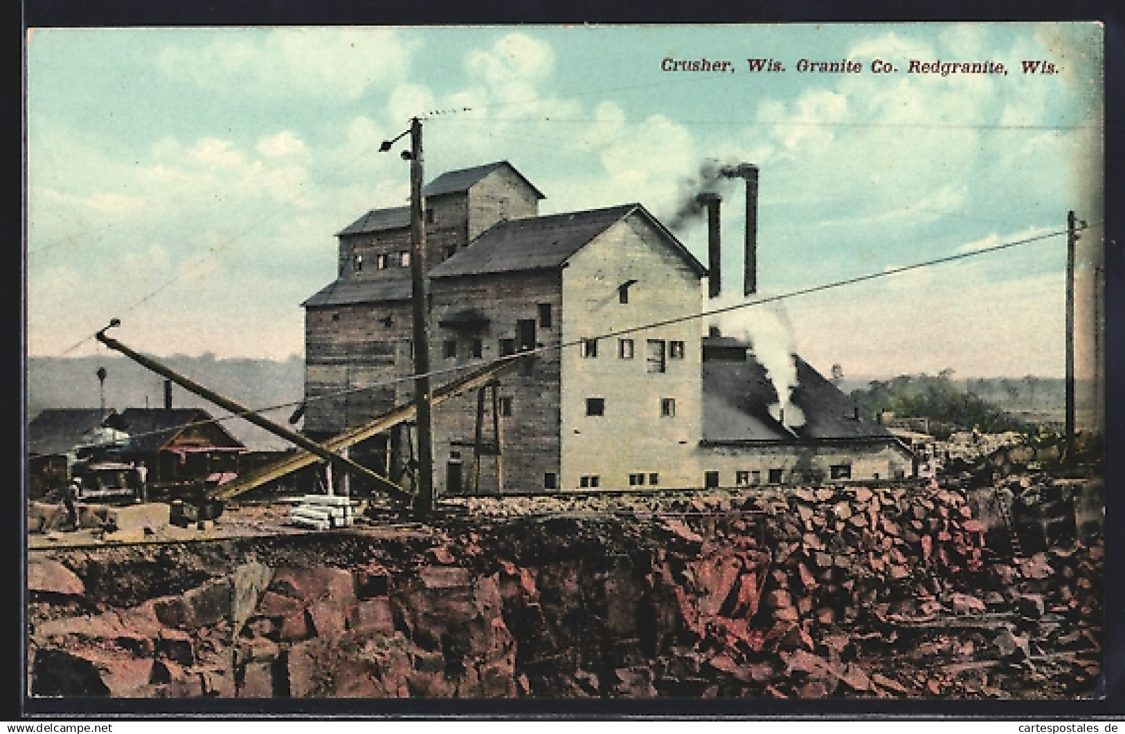 AK Redgranite, WI, Crusher, Wisconsin Granite Co.  - Autres & Non Classés