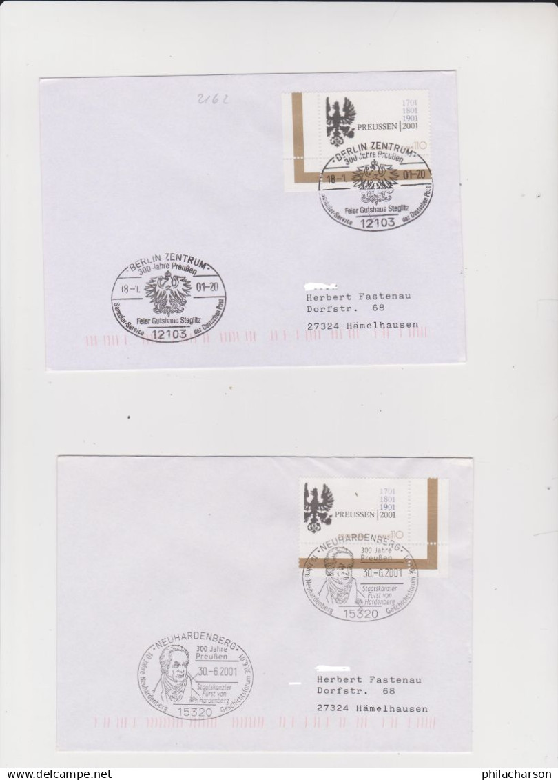 25002  Lettres Affanchies Avec Timbre N°1994 Aigle Armoriale - Brieven En Documenten